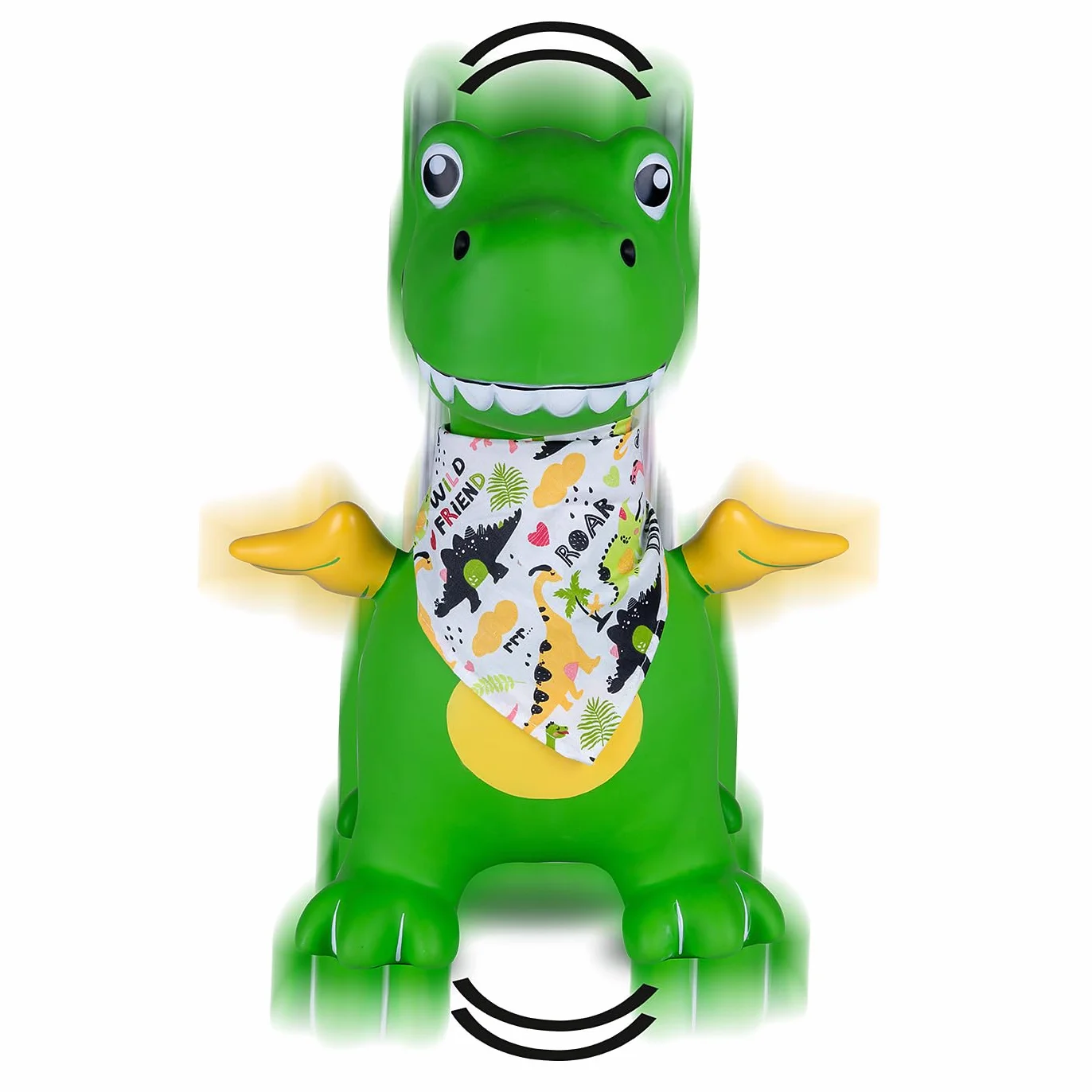 JAMARA 466007 Dino con ali HoppyDoo – Giocattoli per bambini, giocattoli per interni ed esterni, regalo per bambini, giocattoli da giardino, facile da pulire, senza BPA, con pompa