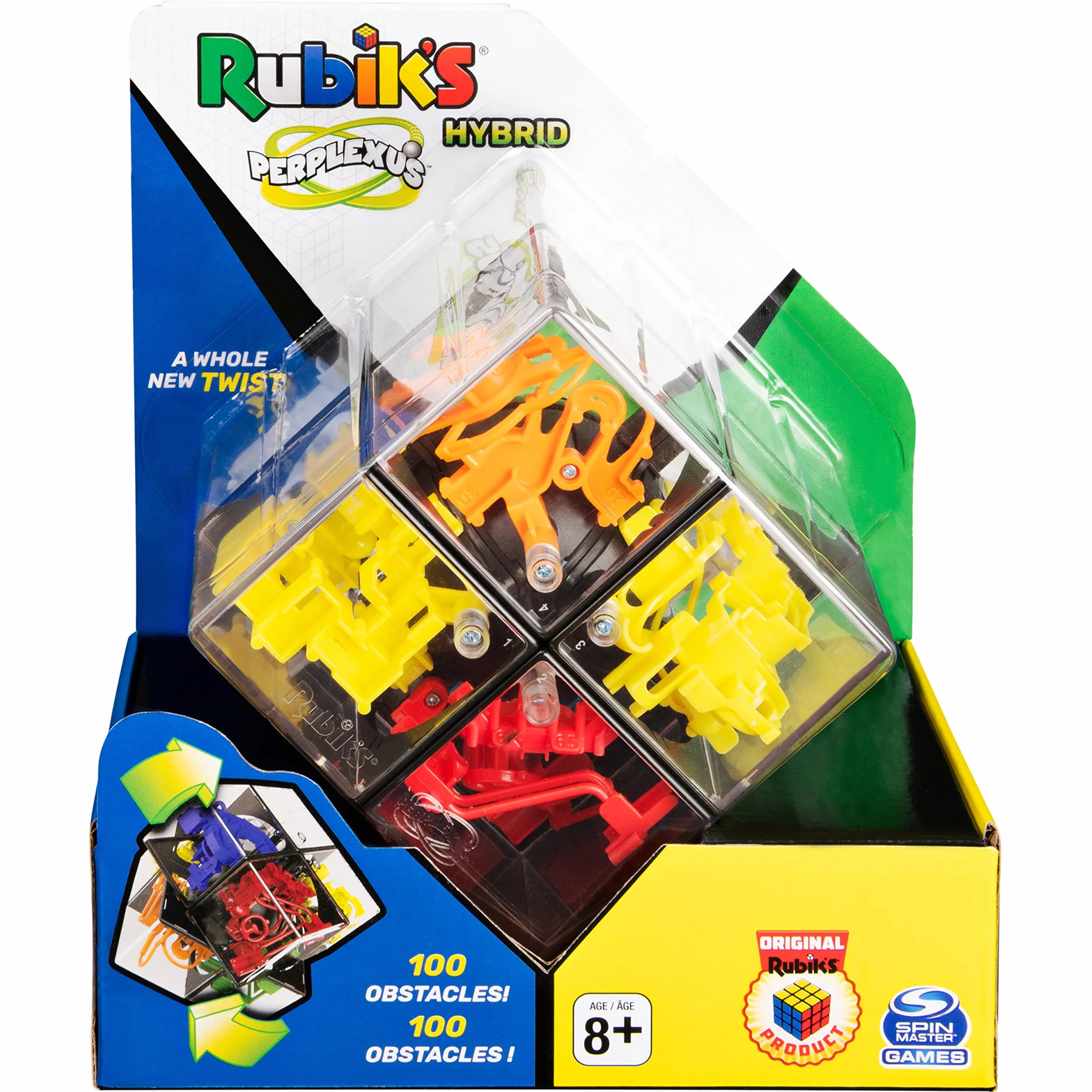 Spin Master Games Perplexus & Cubo di Rubik Il Gioco, Labirinto Tridimensionale nel Cubo Magico, 6058355