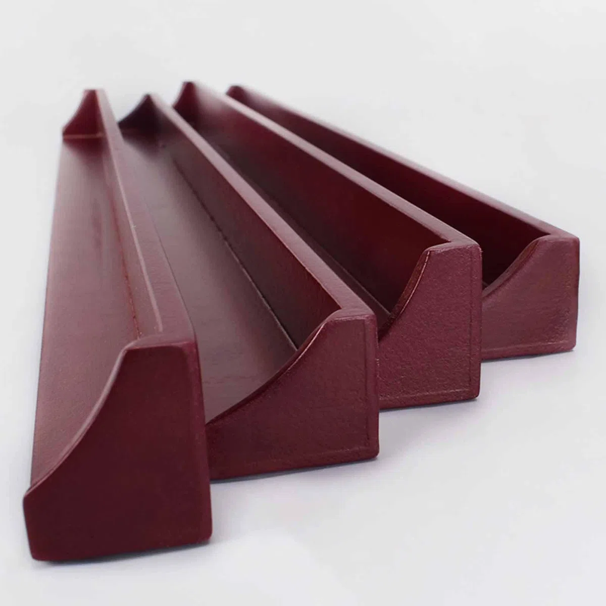 4 Pezzi Porta Tessere Mahjong Set di Rastrelliere Organizer per Tessere Supporti in Legno per Un Ordinamento Rapido delle Tessere Adatto per Giocator, 450x30x5mm