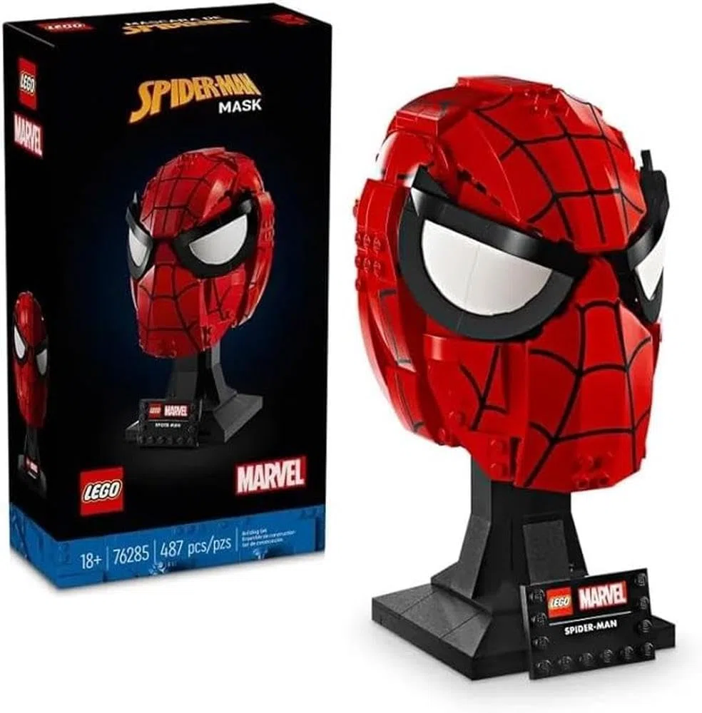 LEGO Marvel 76285 - Maschera Uomo Ragno, Rosso