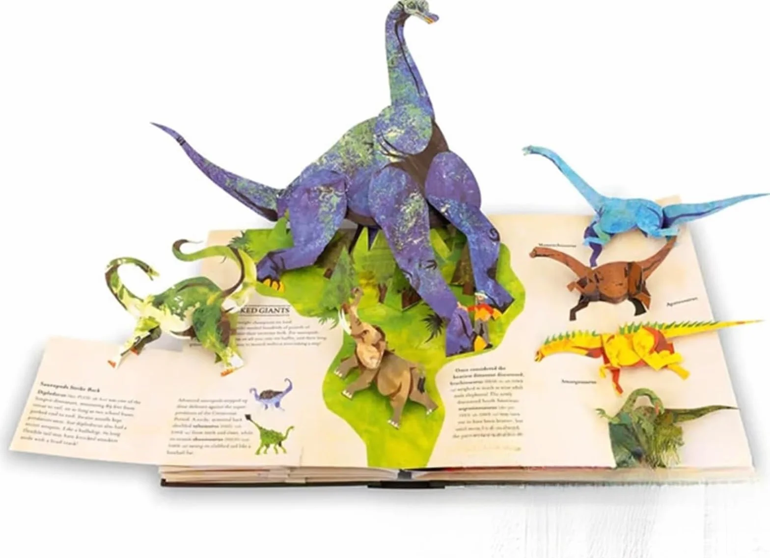 Générique Enciclopedia dei Dinosauri Preistorici 3D per Bambini – Libro Pop-up interattivo con Fatti Divertenti, Illustrazioni realistiche, Regalo educativo