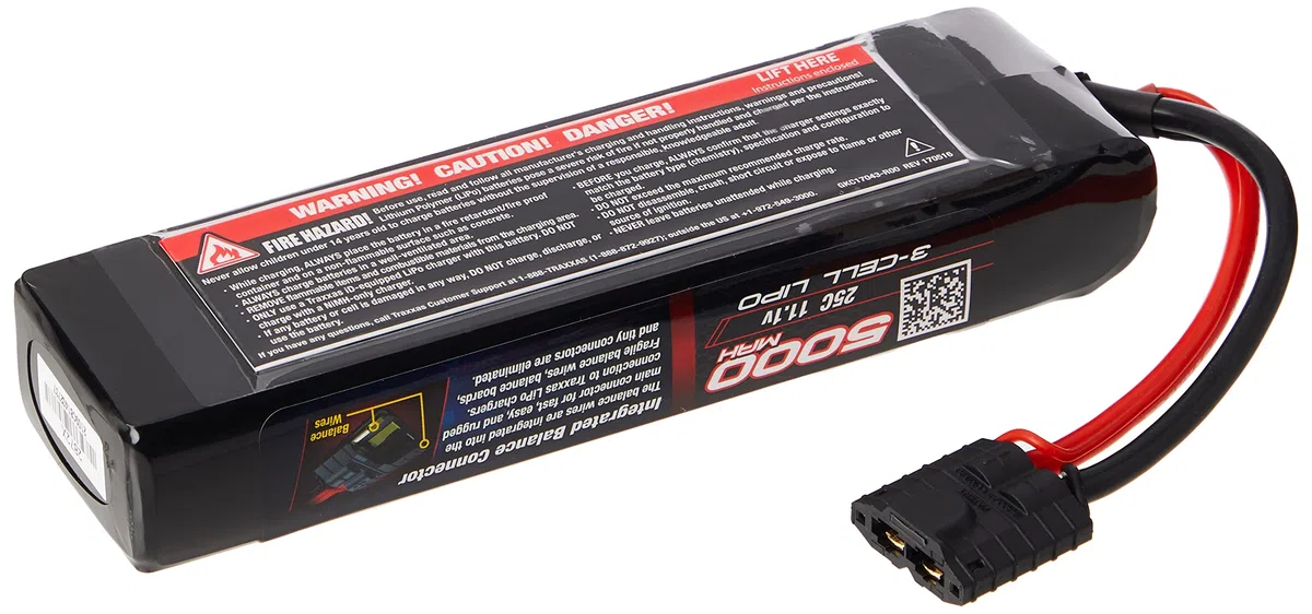 Traxxas 2872X batteria ricaricabile - batterie ricaricabili (giocattolo, polimeri di litio, nero, rosso)