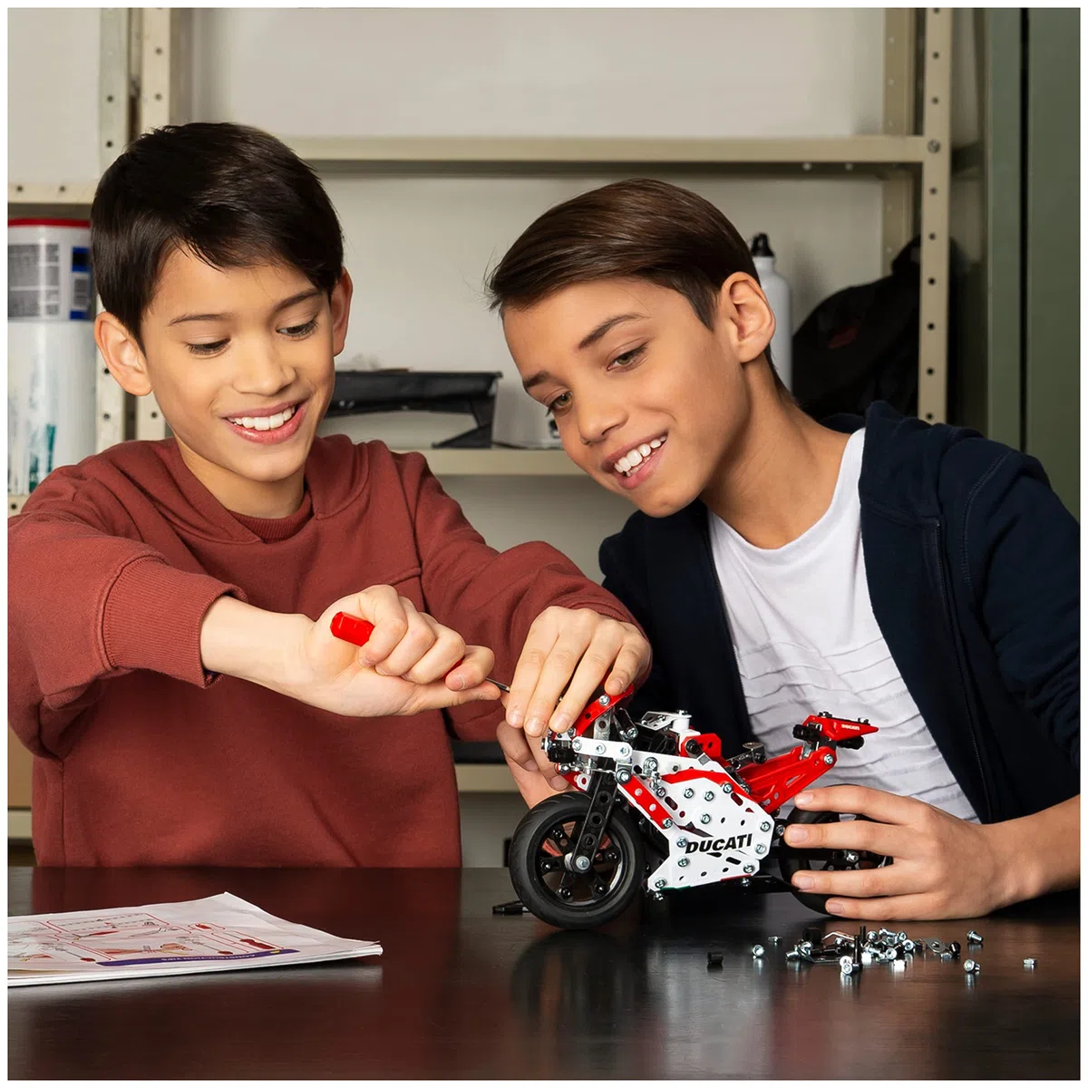 MECCANO - Moto Ducati Desmosedici GP, Kit di Costruzioni dai 10 Anni
