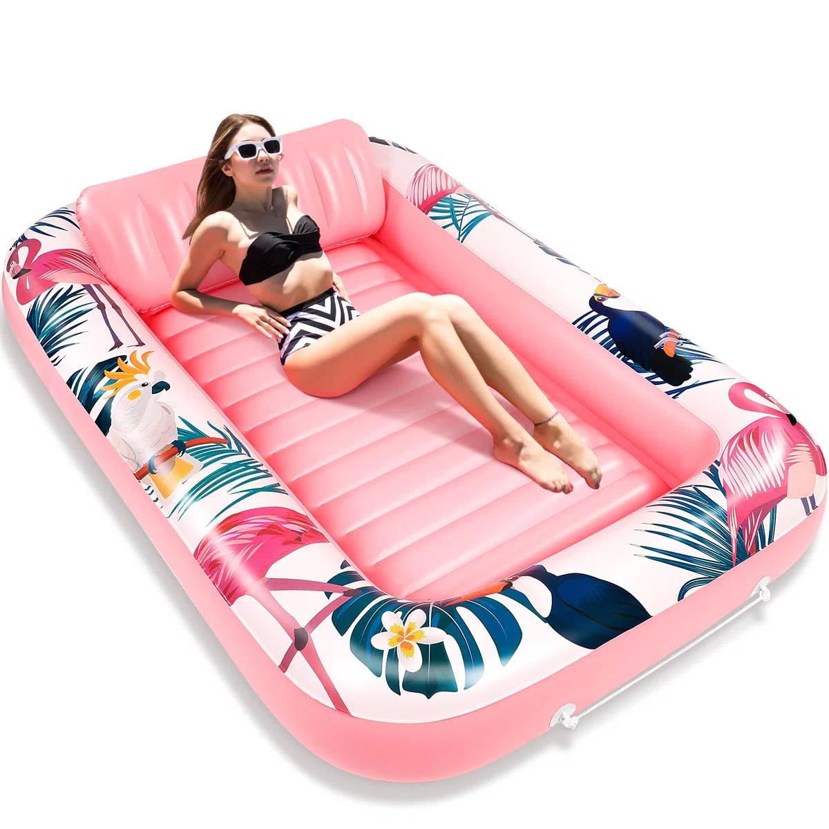 Subtail Materassino Gonfiabile Mare Piscina Stile Tropicale Poltrona Gonfiabile Adulti Bambini