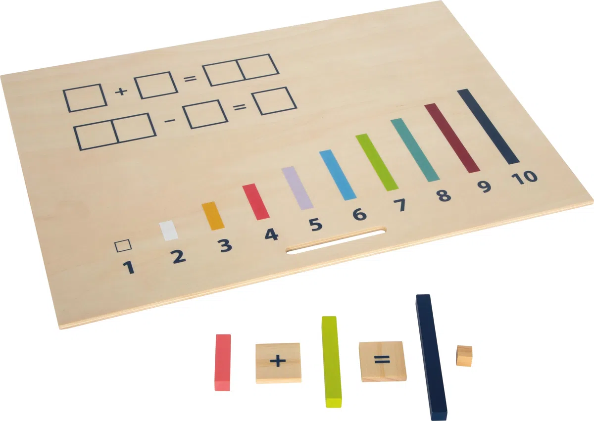 Small Foot Scatola didattica con regoli numeri educate in legno gioco matematico 12559