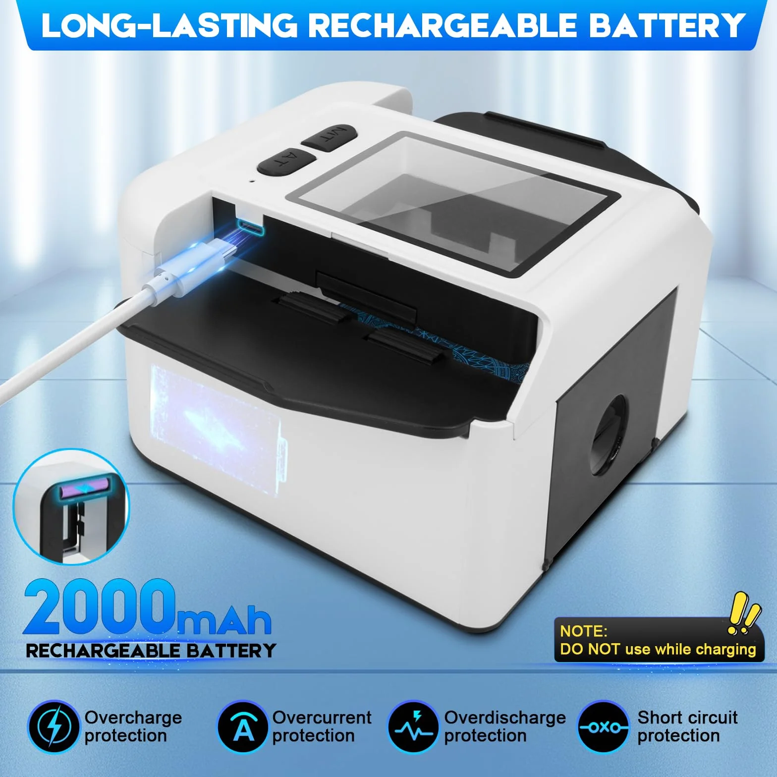 Mischia Carte Automatico 2000mAh,Mescolatore Carte da Gioco Elettrico per 1-2 Mazzi, Modalità Auto e Manuale, Ricaricabile, Basso Rumore, Card Shuffler per Poker/Blackjac (YKEU-XPQ-W)