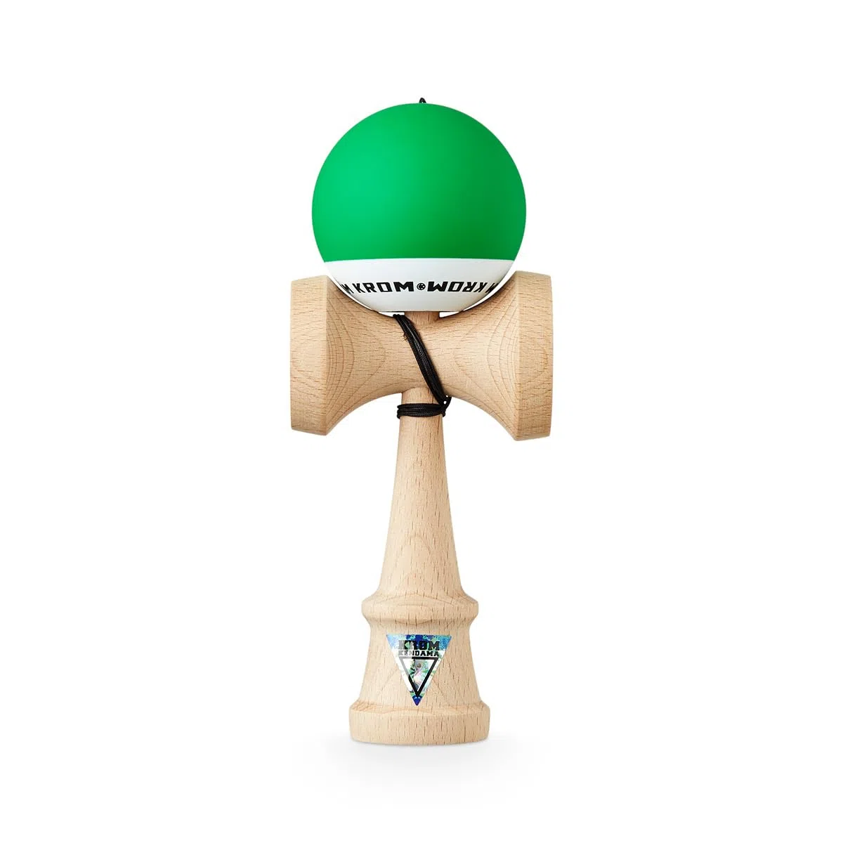 KROM Kendama Gioco - Pop Verde Scuro - Abilità Cognitive migliorate - Equilibrio, riflessi e creatività migliorati - Modello Kendama PRO Fatto per Principianti e Professionisti