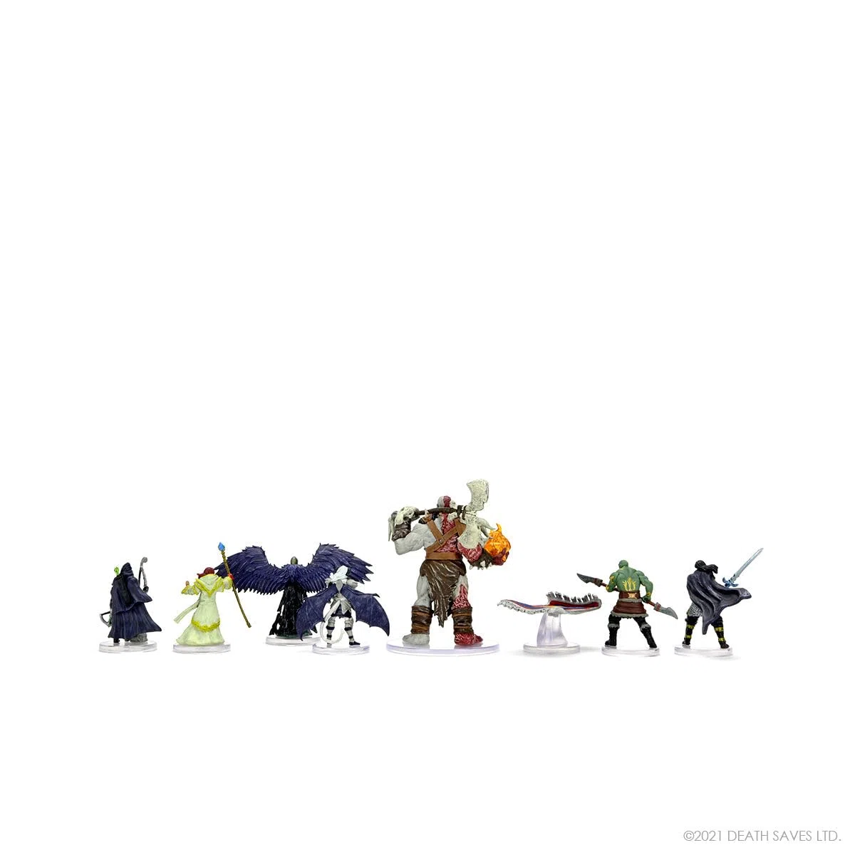 WizKids Death Saves: War of Dragons - Set di 2-8 miniature predipinte, Dungeons & Dragons