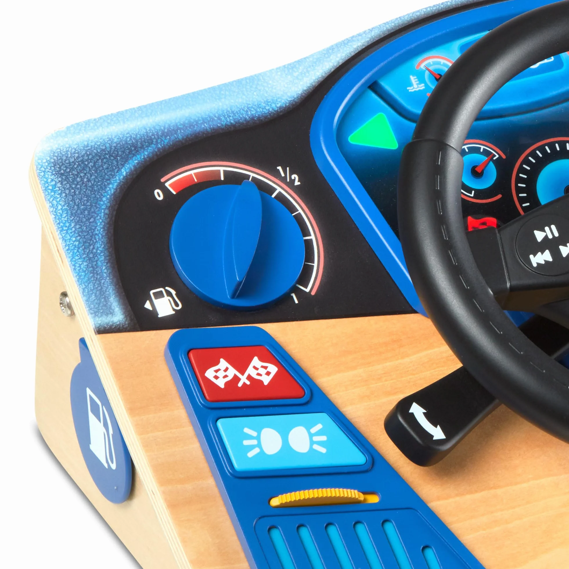 Melissa & Doug Volante Giocattolo per Bambini - Gioco Interattivo con Suoni e Pulsanti Colorati, Simulatore Guida, Regalo Educativo per Bambini e Bambine, 3+ Anni - Certificati FSC