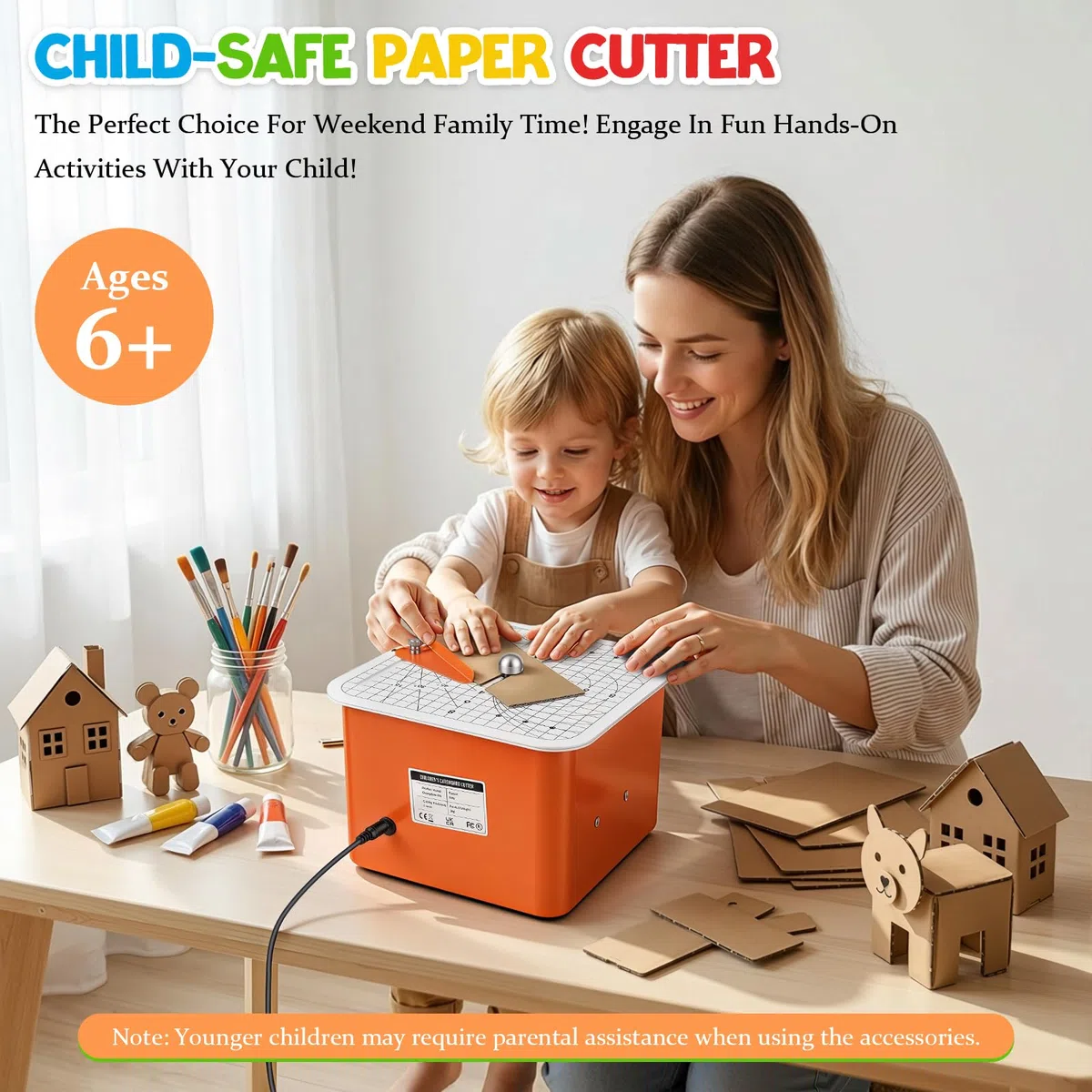 Tagliasicura Per Cartone Per Bambini,Sega Elettrica Chomp Da 45w Con Tecnologia Senza Lama,Taglio Di Precisione Per Cartone Spesso 4mm, Strumento Creativo Stem Per Modelli 3d E Progetti Scolastici