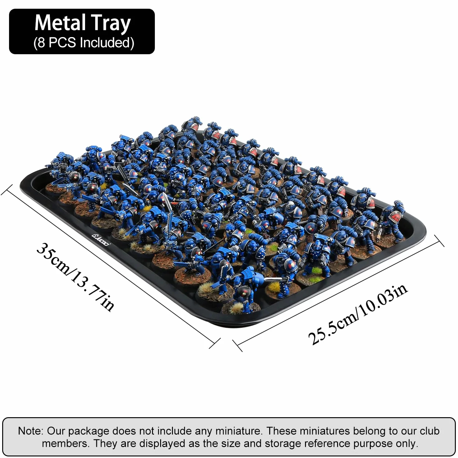 Jucoci Custodia per Miniature Custodia da Trasporto per Miniature (Set da 2 PEZZI)