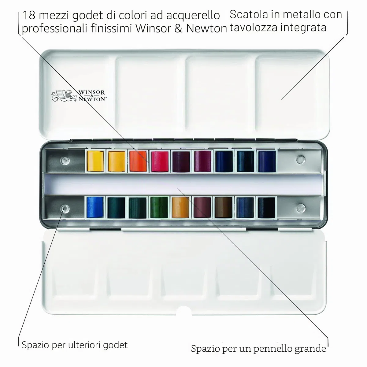 WN PWC TRAVEL TIN - 18 Mezzi Godet (Puo Contenere 24 Mezzi Godet)