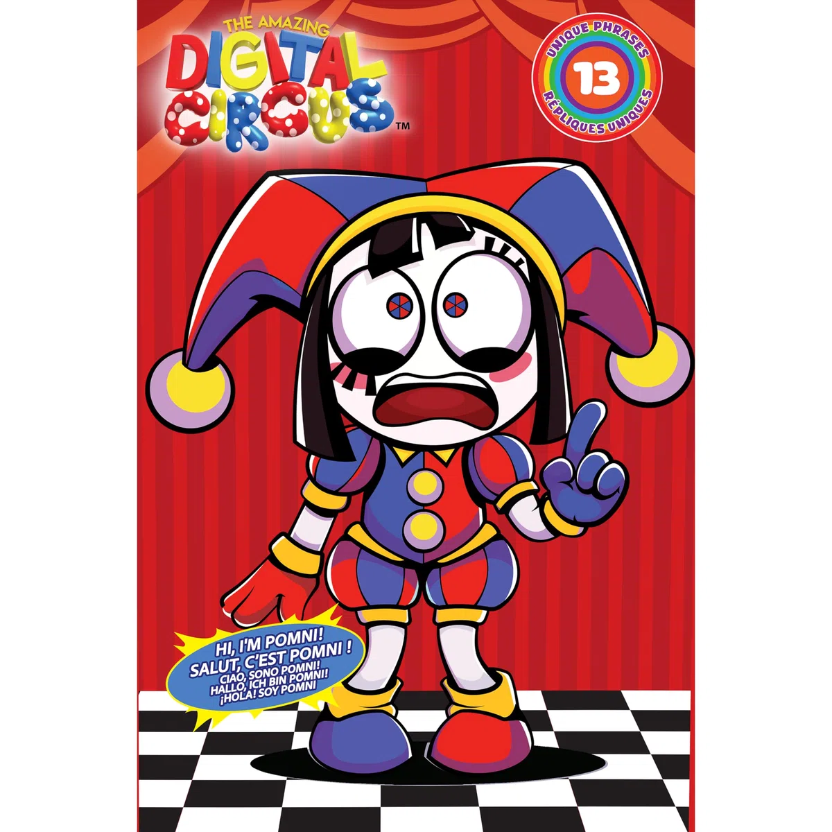 Pomni Peluche con Effetti sonori Amazing Digital Circus