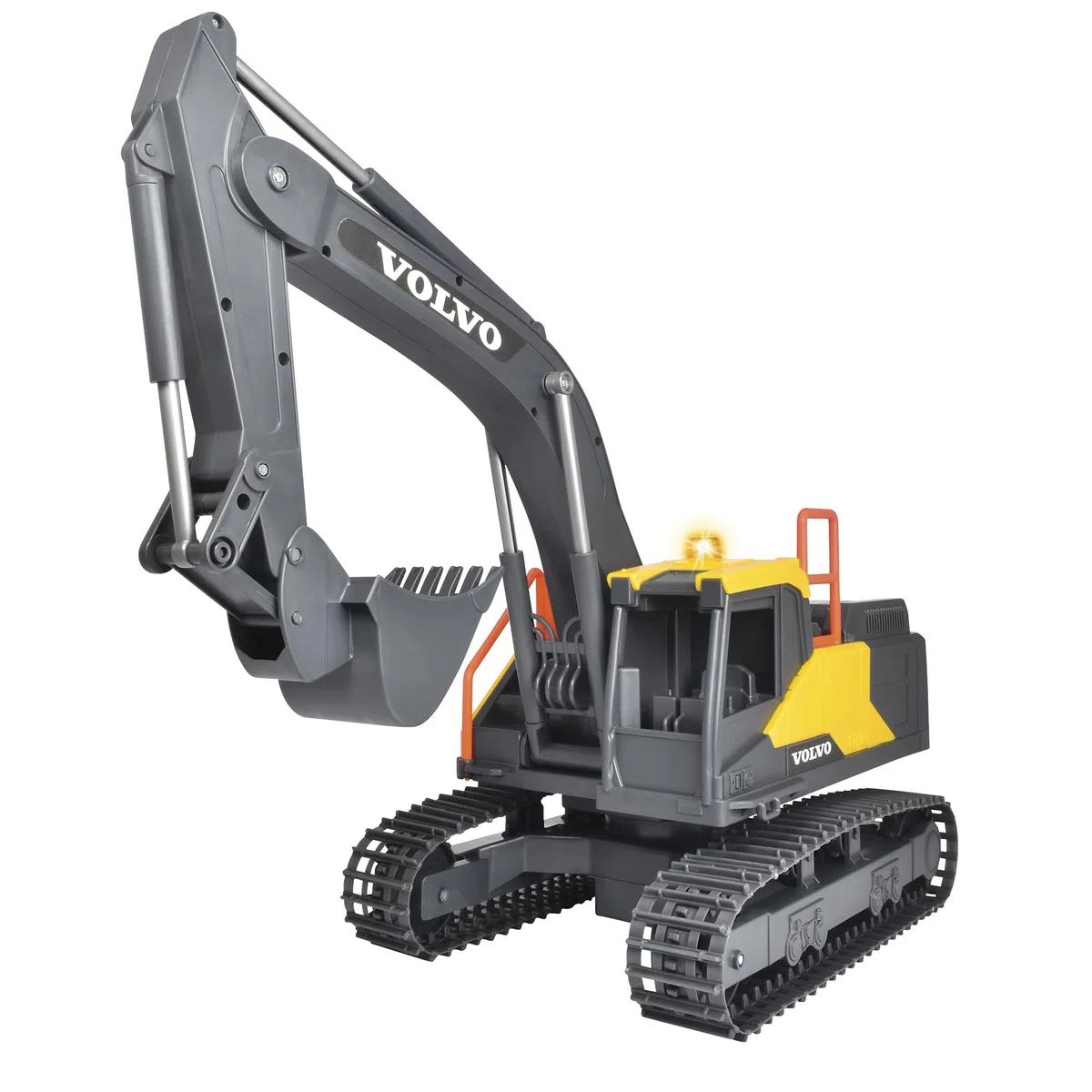 Dickie Construction Radiocomando Volvo Escavatore 60 cm, Luci & Suoni, 4 canali, 2,4 GHz, + 3 Anni, 203729018