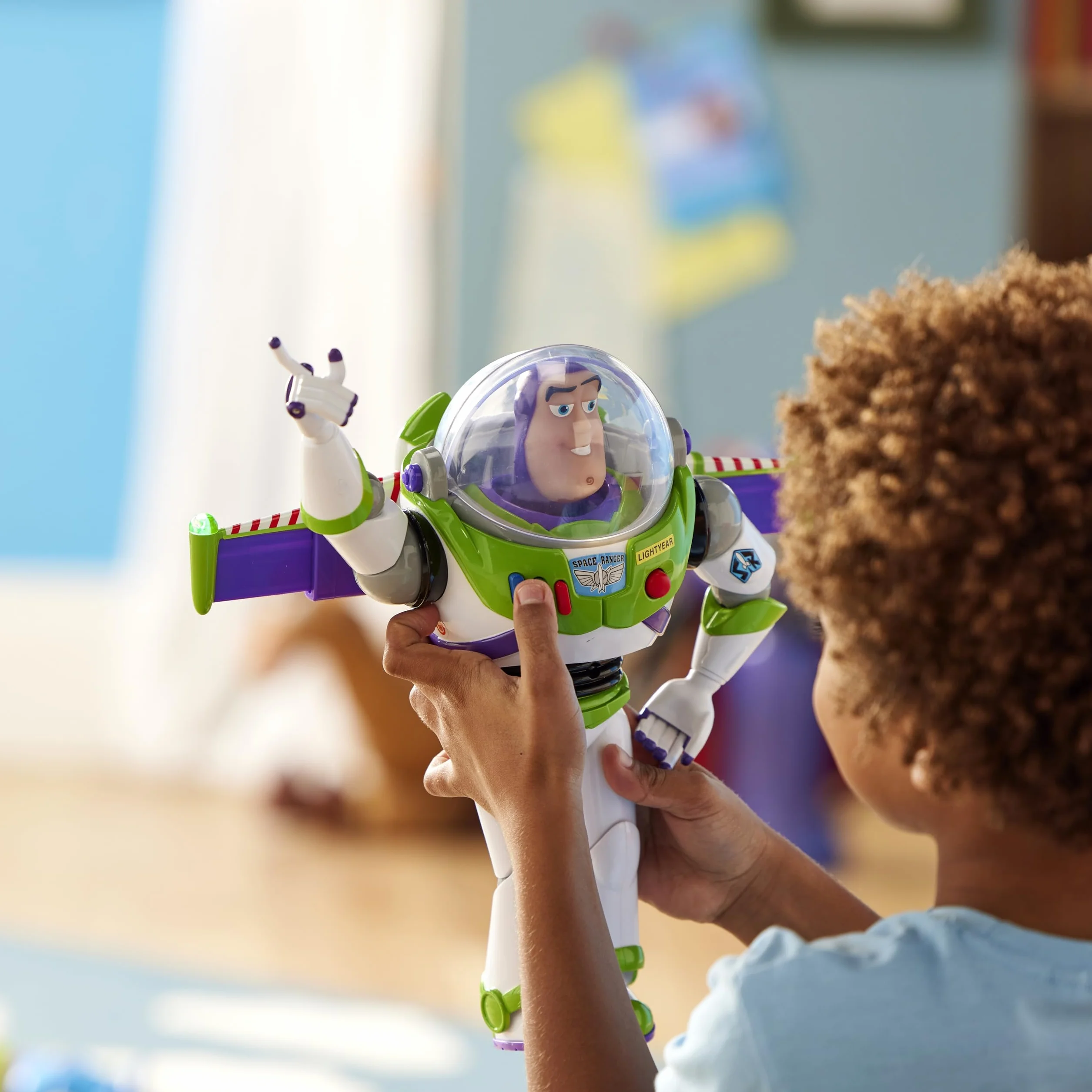 Disney Store Buzz Lightyear Interattiva Parlante Action Figure 36 cm Toy Story 15 Frasi Inglese