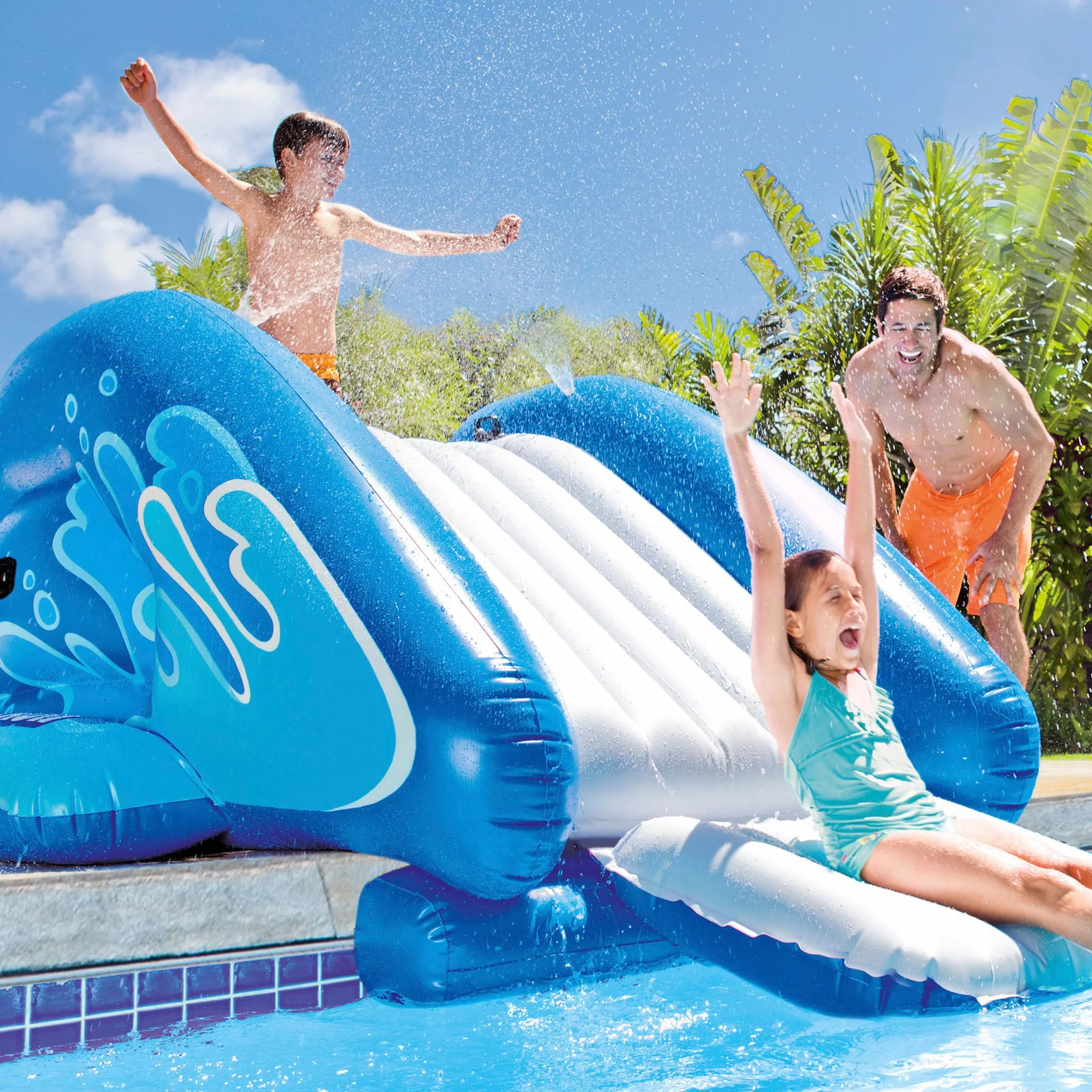 Intex 58849 - Scivolo, 333 x 206 x 117 cm, Multicolore