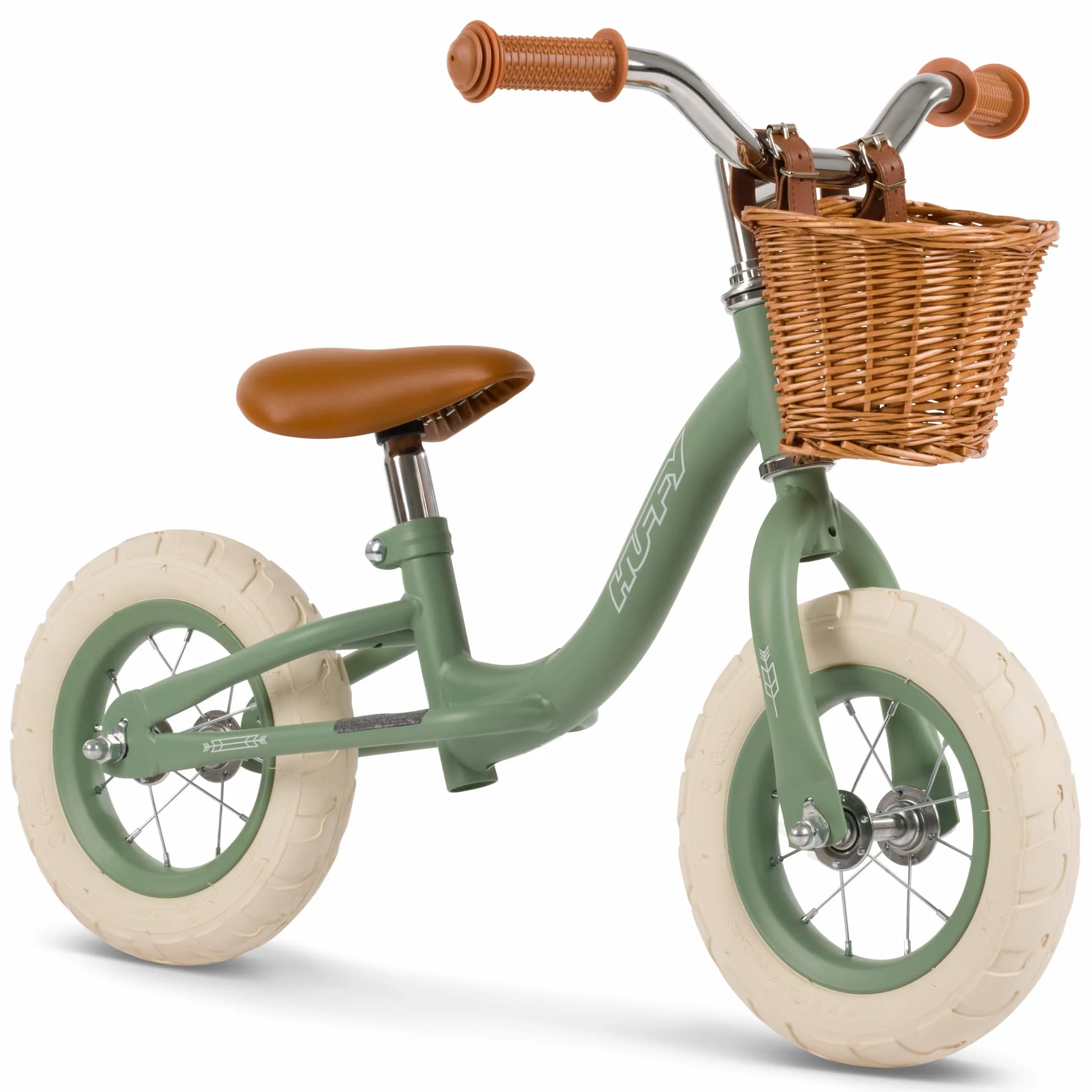 Huffy Bicicletta vintage da 10 pollici per bambini da 2 a 4 anni, verde