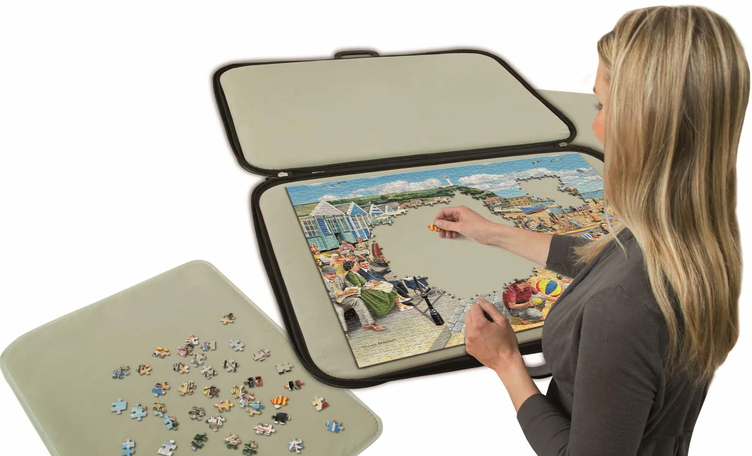 Jumbo - 1039 - portapuzzle Deluxe Fino a 1000 Pezzi