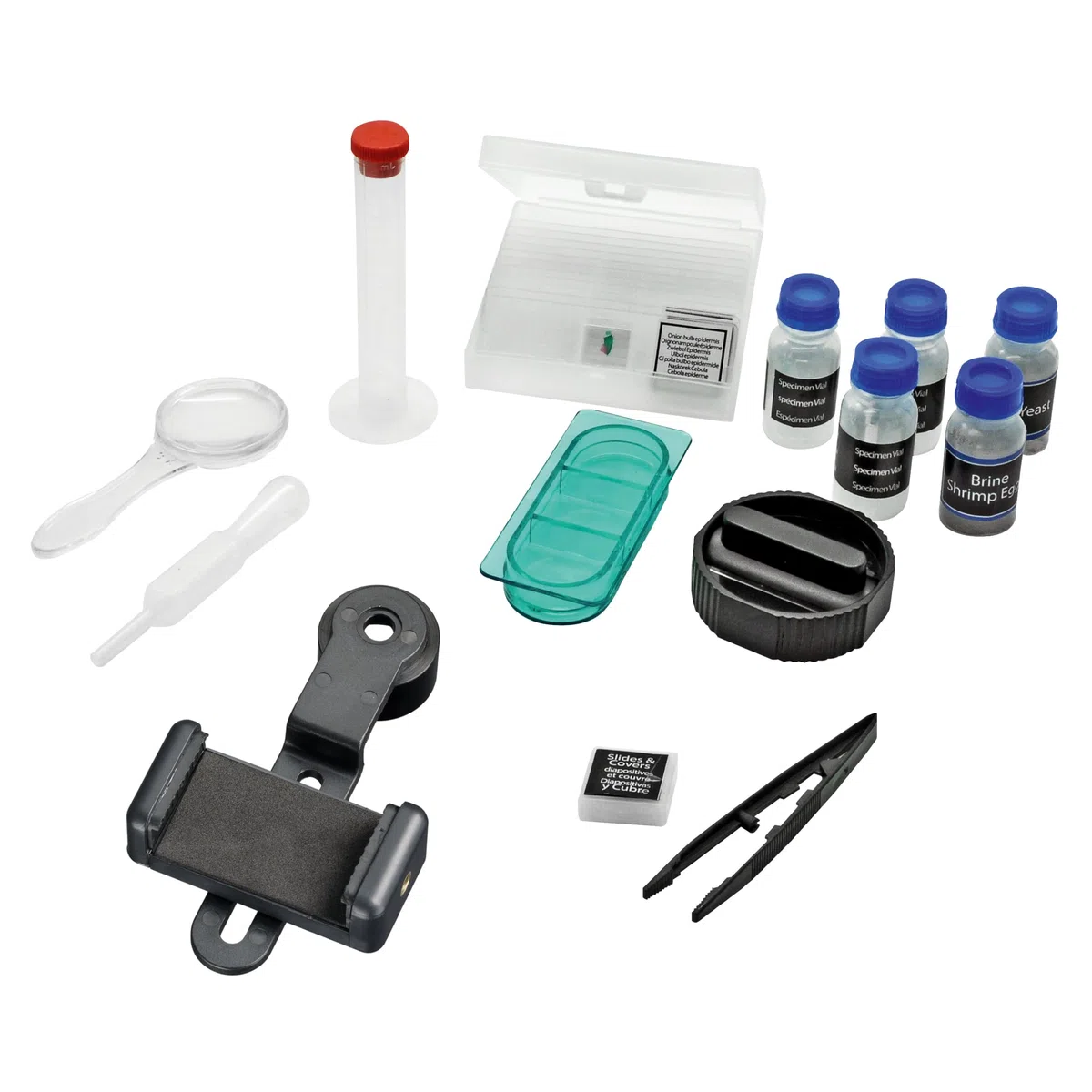 National Geographic Set telescopico e microscopio per bambini e principianti con numerosi accessori