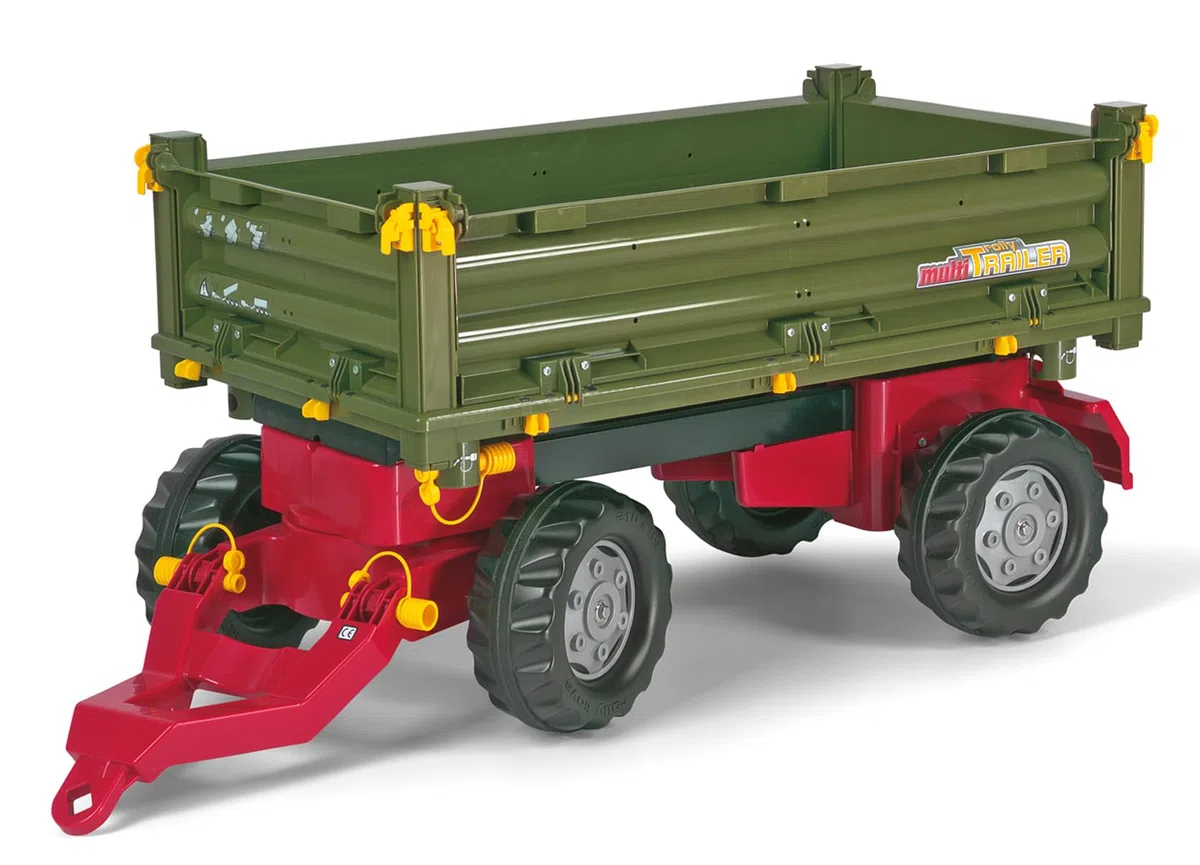 Rolly Toys 125005 - Veicolo a Pedali Multitrailer, 2 Pezzi Assortiti