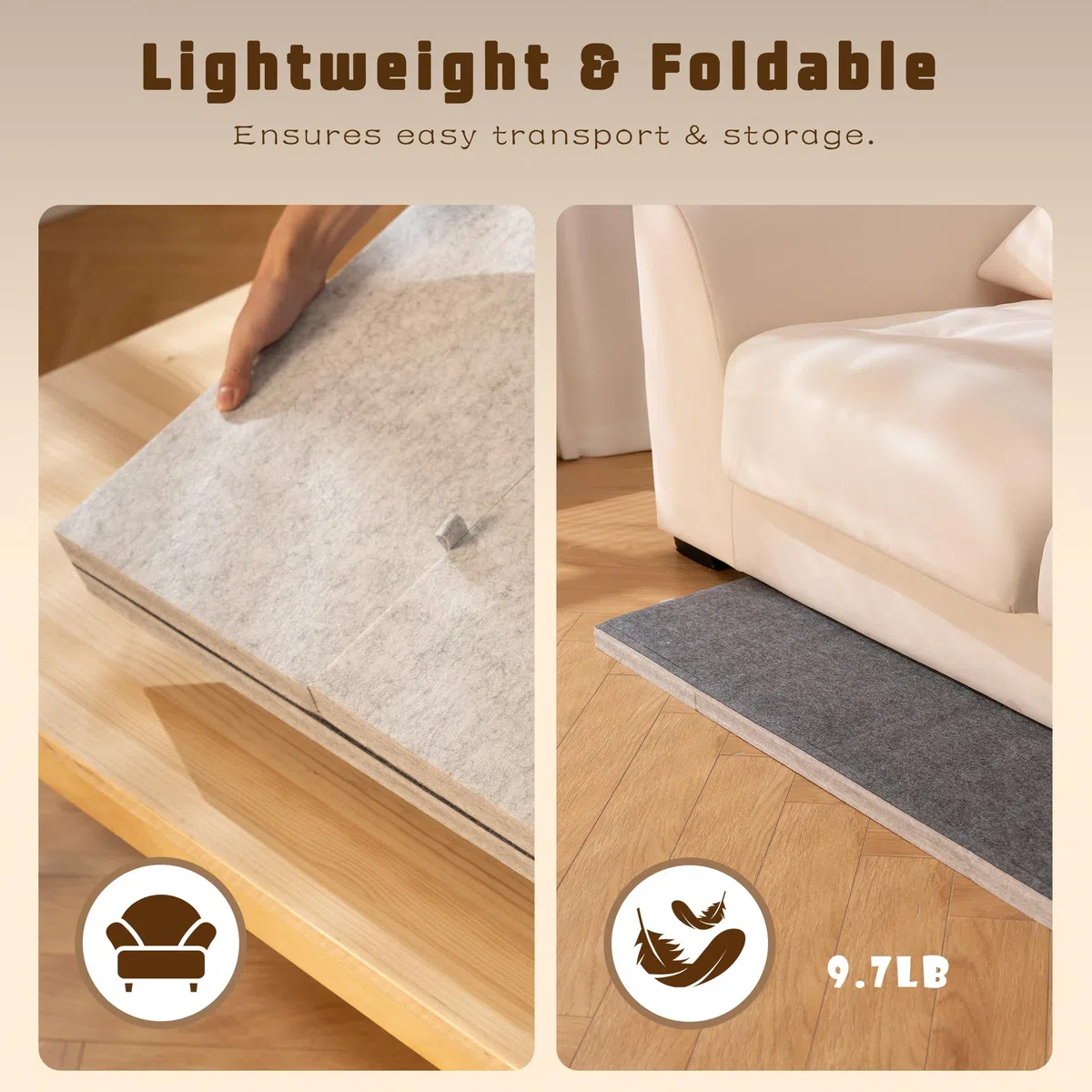 Tektalk Tavolo puzzle pieghevole con coperchio, 3 angoli di inclinazione, in feltro leggero e portatile, con 6 cassetti di classificazione, per fino a 2000 pezzi, grigio scuro