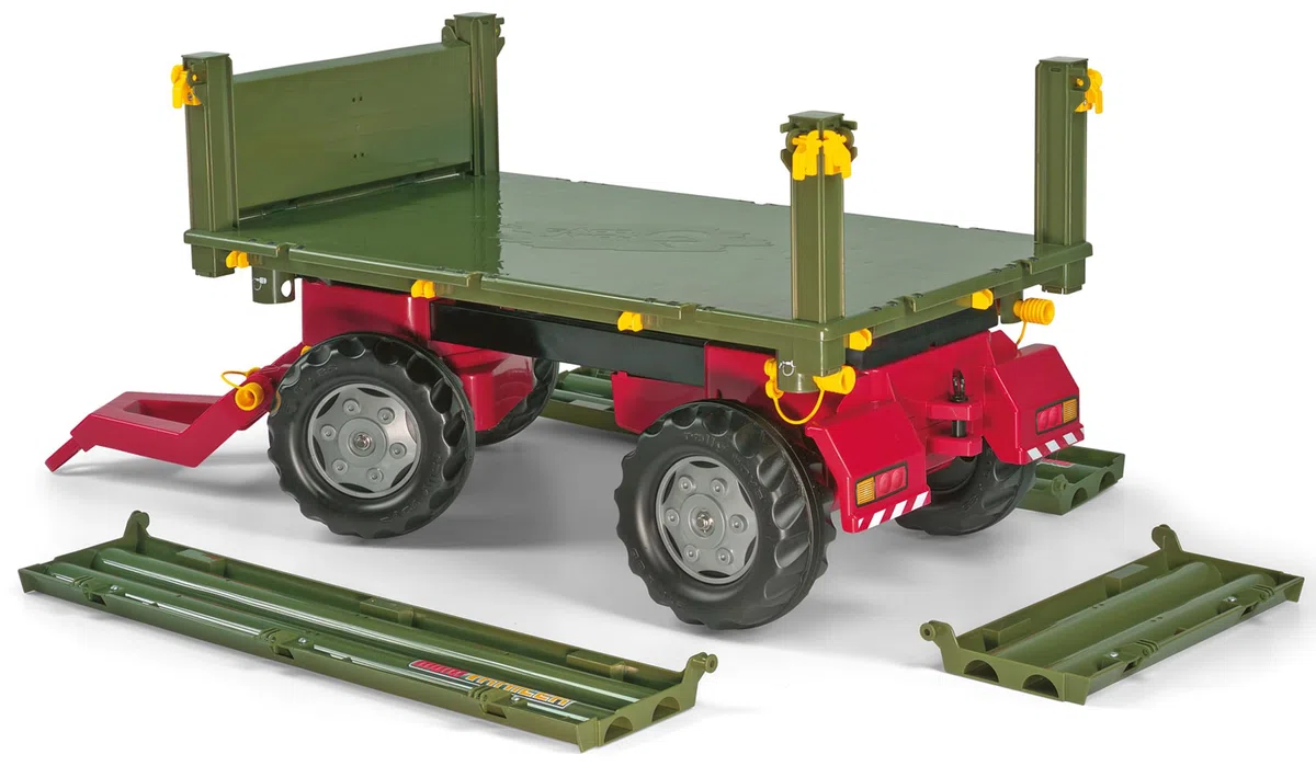 Rolly Toys 125005 - Veicolo a Pedali Multitrailer, 2 Pezzi Assortiti