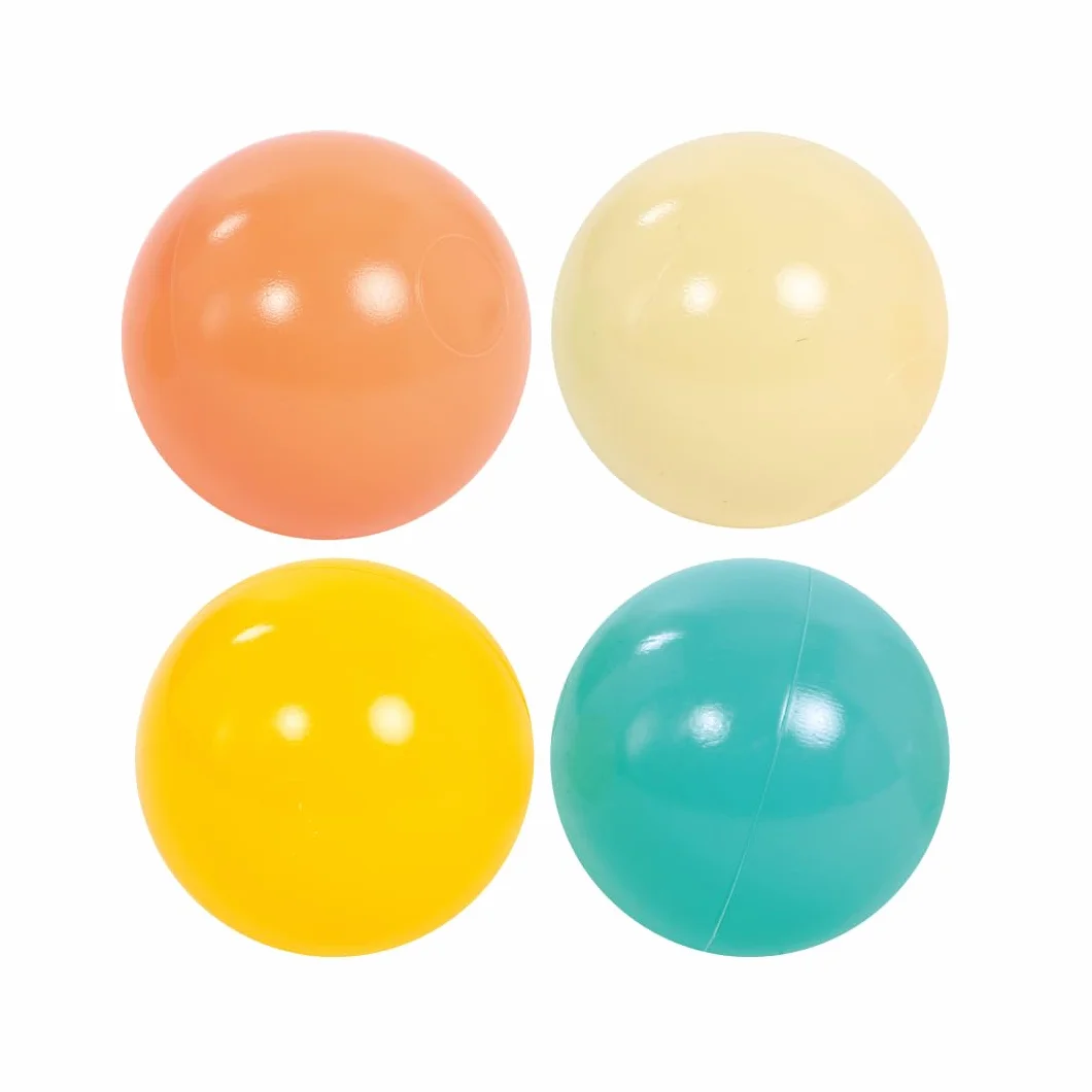 Ludi - Palline da gioco da lancio, rotolamento e per piscina con palline - 7 cm, plastica morbida antischiacciamento - 6 mesi