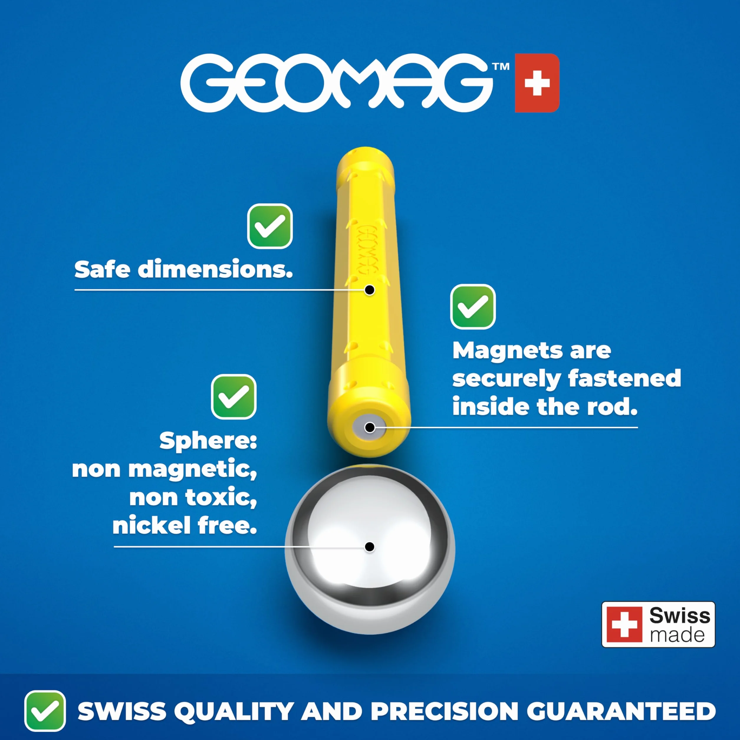 Geomag - Classic Masterbox Costruzioni Magnetiche Per Bambini, Giocattolo Magnetico Linea Green 100% Plastica Riciclata, 388 Pezzi