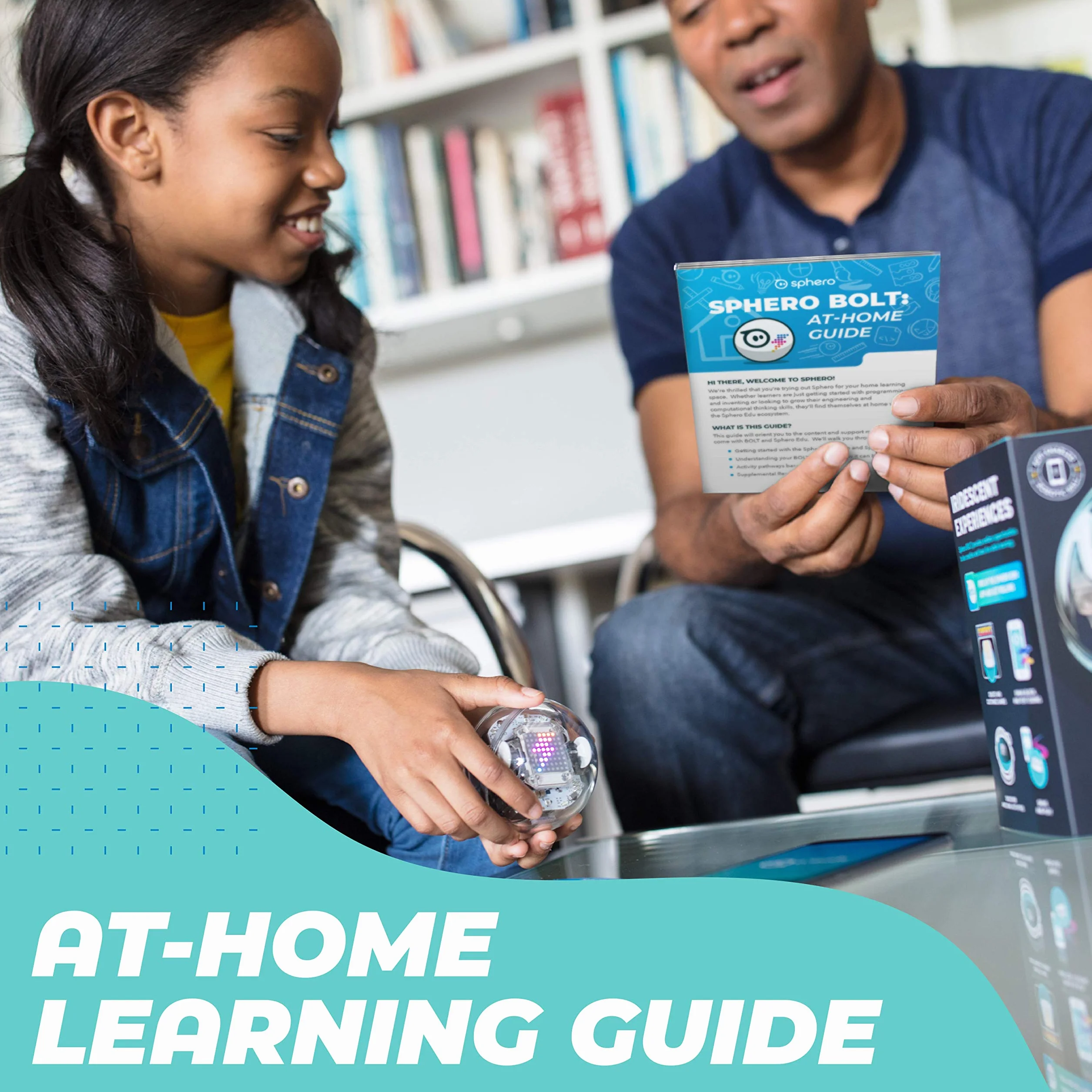Sphero Bolt - Sfera Robot Educational di Avanzata Tecnologia, Schermo LED Programmabile, Portata Bluetooth Fino a 30 metri, Compatibile iOS/Android e Kindle Store