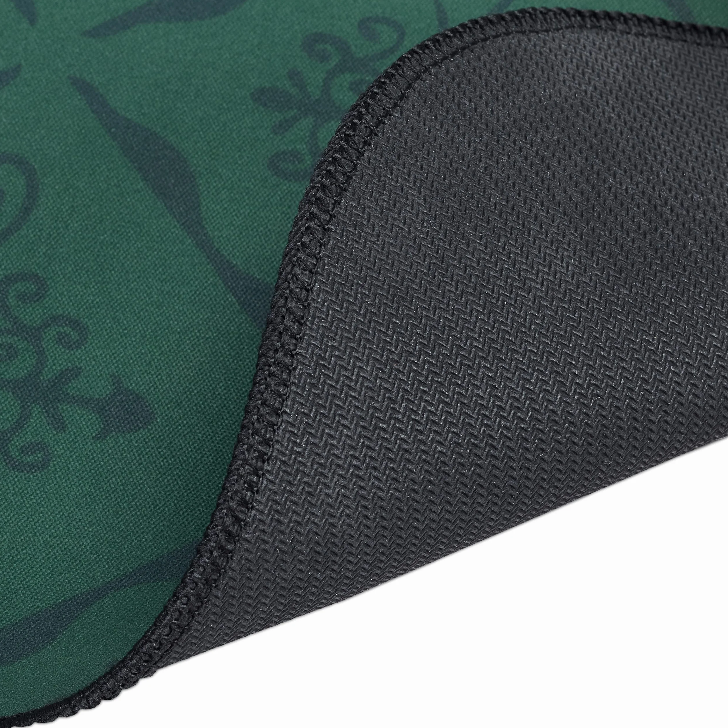 Relaxdays Tappeto da Poker 180x90 cm Texas Holdem, Panno Rettangolare in Poliestere, Verde Nero