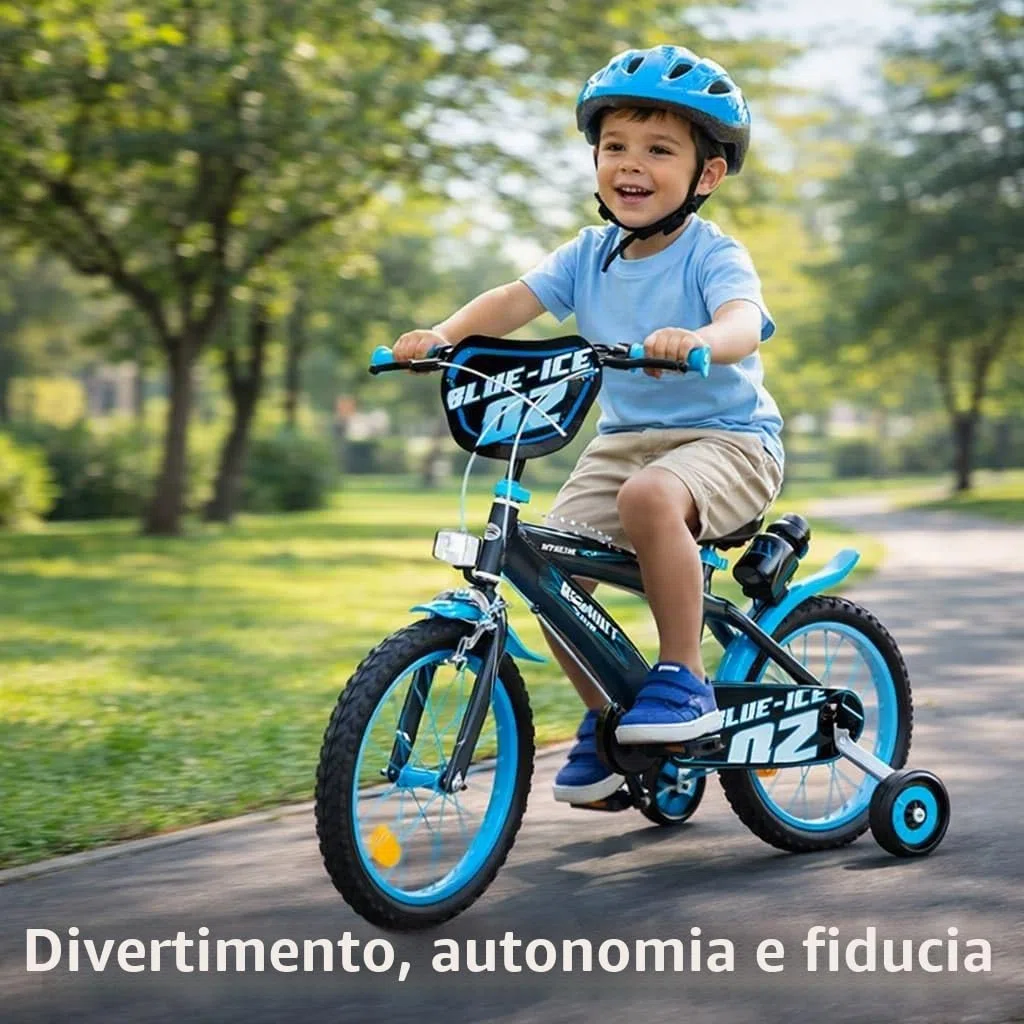 Toimsa Bicicletta 16" Blue Ice 5-8 Anni