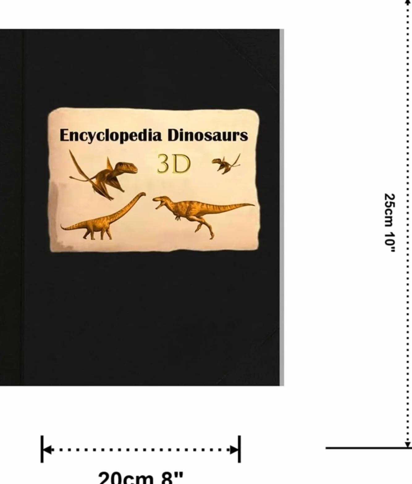 Générique Enciclopedia dei Dinosauri Preistorici 3D per Bambini – Libro Pop-up interattivo con Fatti Divertenti, Illustrazioni realistiche, Regalo educativo