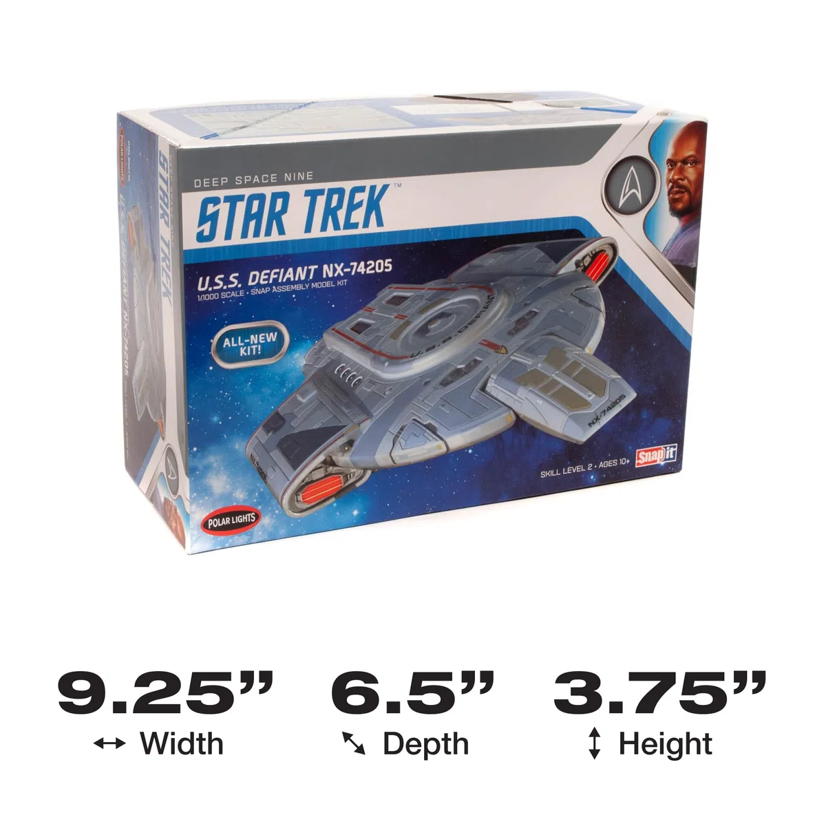 Round2 Pol952/12 Star Trek Uss Defiant Kit modellini plastica multicolore