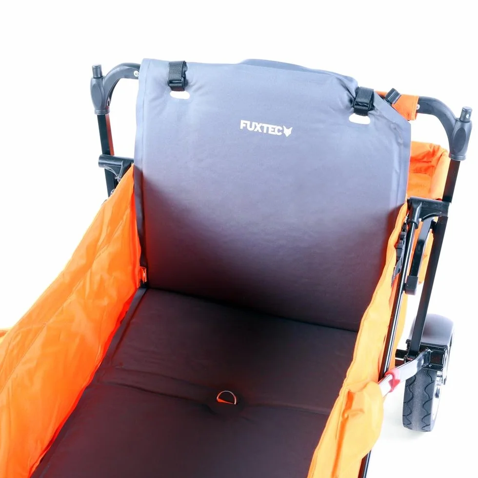 Fuxtec Tappetino Gonfiabile per Bollerwagen FX-BM2 con Supporto per la Schiena per carrelli pieghvoli ct350/500/850