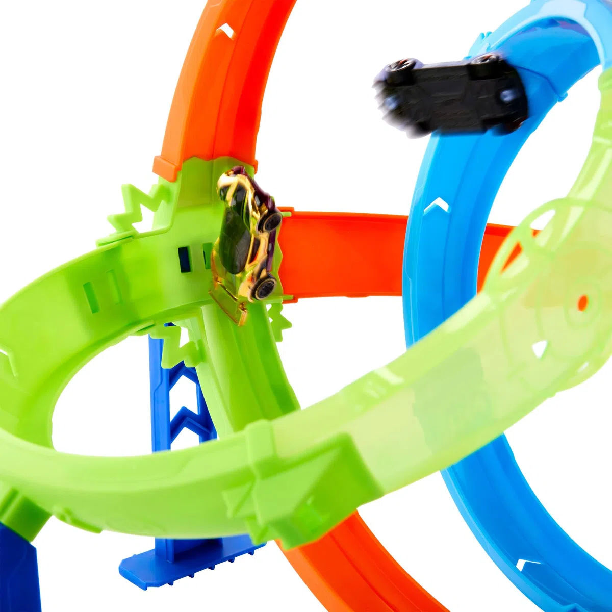 Hot Wheels Mega Ciclone Pista Giri della Morte Veicolo Incluso Speed Snap JHK73
