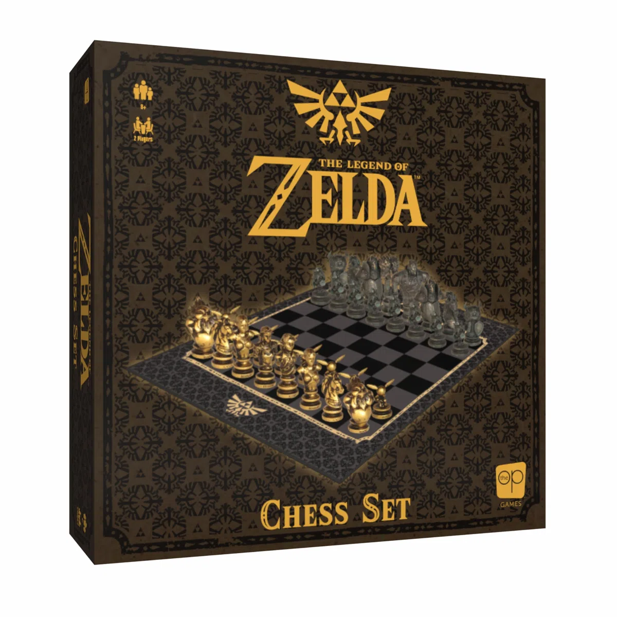 USAopoly The Legend of Zelda Collector's Chess Set – Gioco di Strategia – Per Fan di Zelda – 2 Giocatori | 60+ Minuti | Da 8 Anni in Su – Inglese
