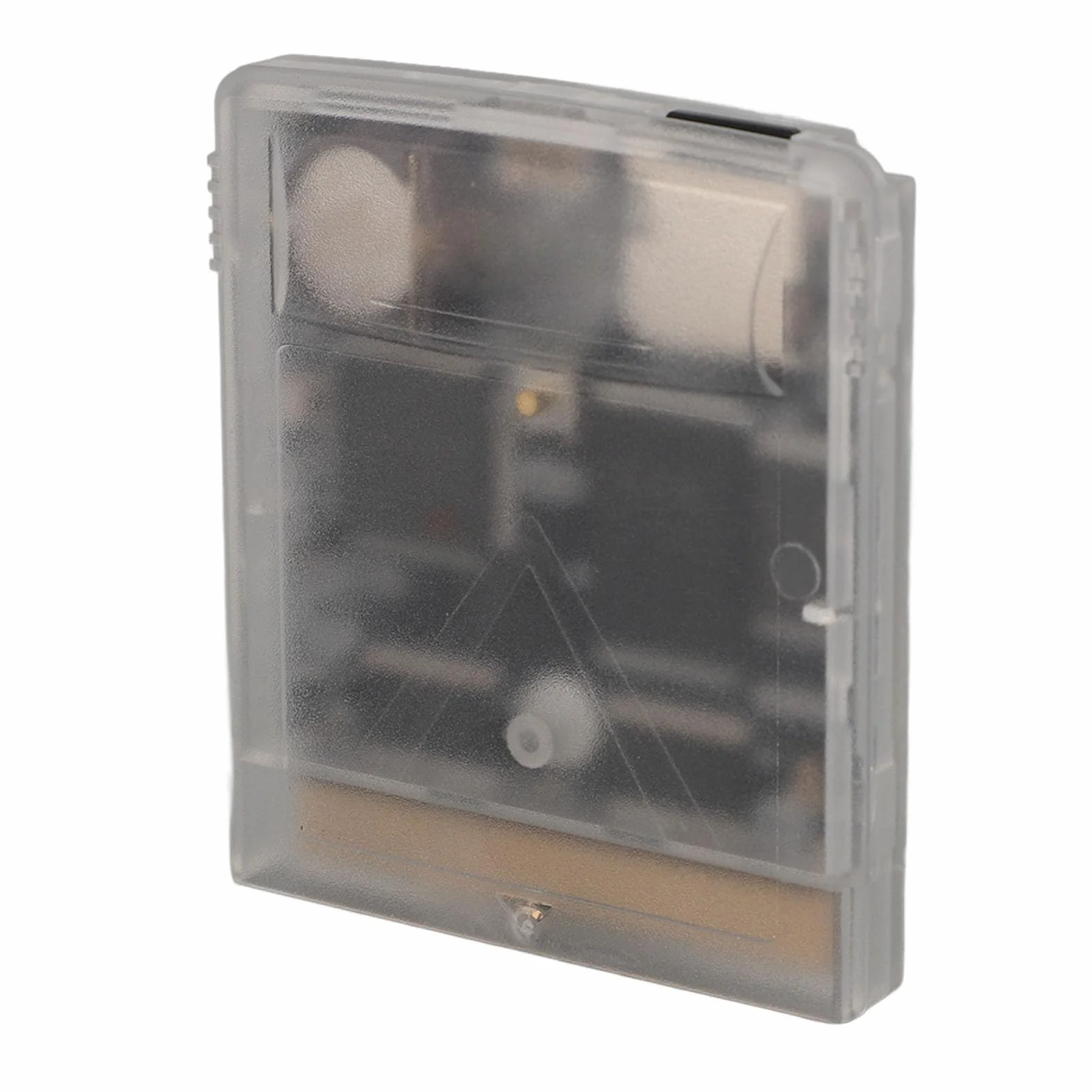 JTLB Cartuccia di gioco professionale 1000 in 1, supporta Gameboy Color, Gestione file drag-and-drop, cassetta video per gameboy, tasti A-B personalizzabili (bianco trasparente)