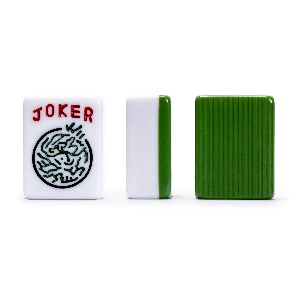 Yellow Mountain Imports Huntington Set di mahjong americano custodia morbida verde oliva 4 rack spingitori dadi monete punteggio