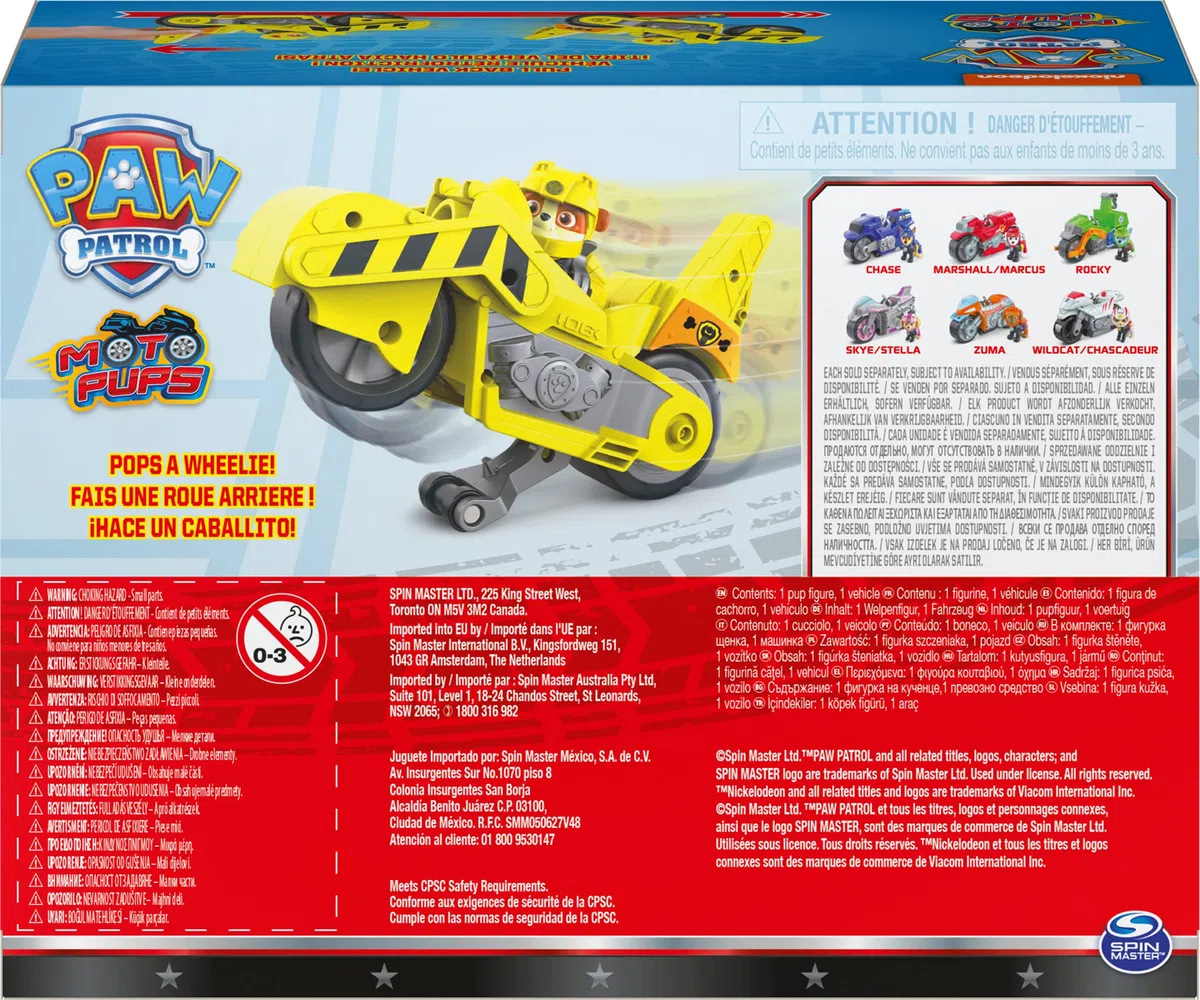 Paw Patrol Rubble + Motor