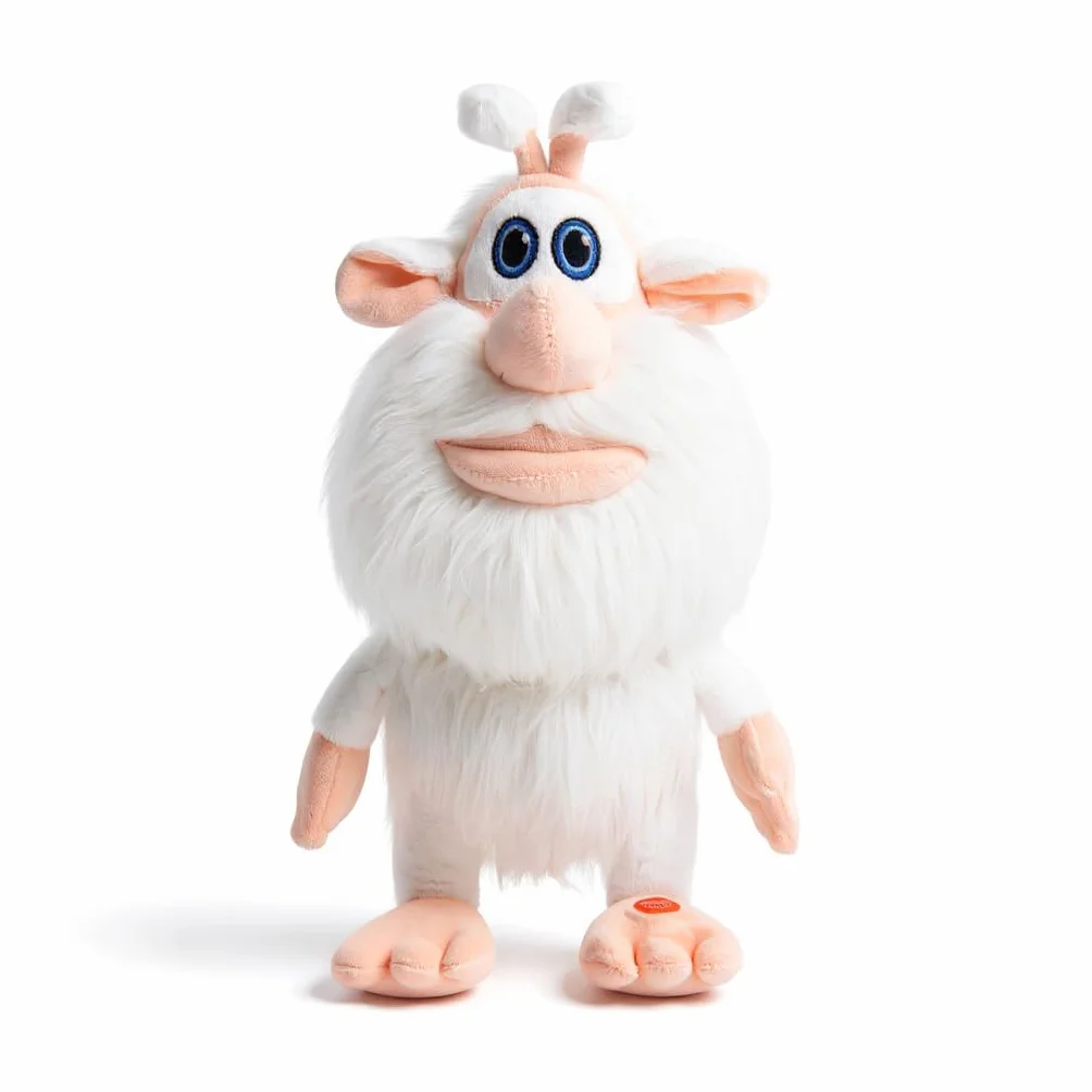 Booba Giocattolo di peluche parlante 34 cm, peluche interattiva con licenza ufficiale
