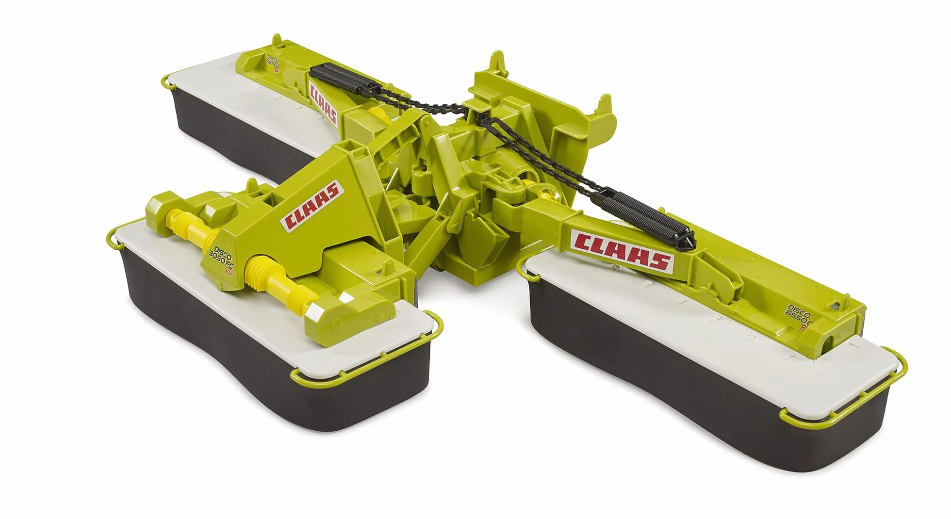 bruder 02218 - Claas Disco 8550 C Plus falciatrice tripla, rimorchio per trattore, falciatrice, fattoria