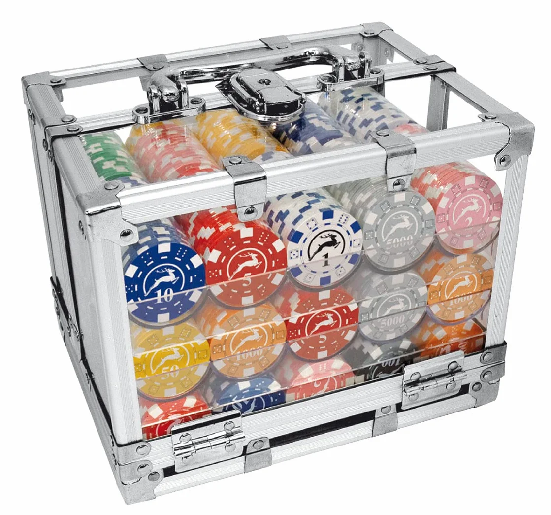Box 600 chips alluminio trasparente