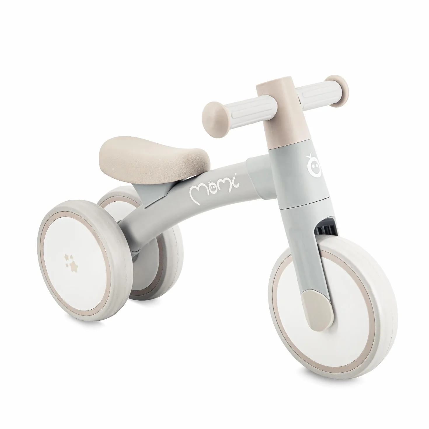 Triciclo senza pedali per bambini MoMi TEDI per bambine e bambini (peso massimo 25 kg), mini bicicletta senza pedali con ruote in plastica resistenti alla foratura, telaio in metallo leggero - 1,2 kg