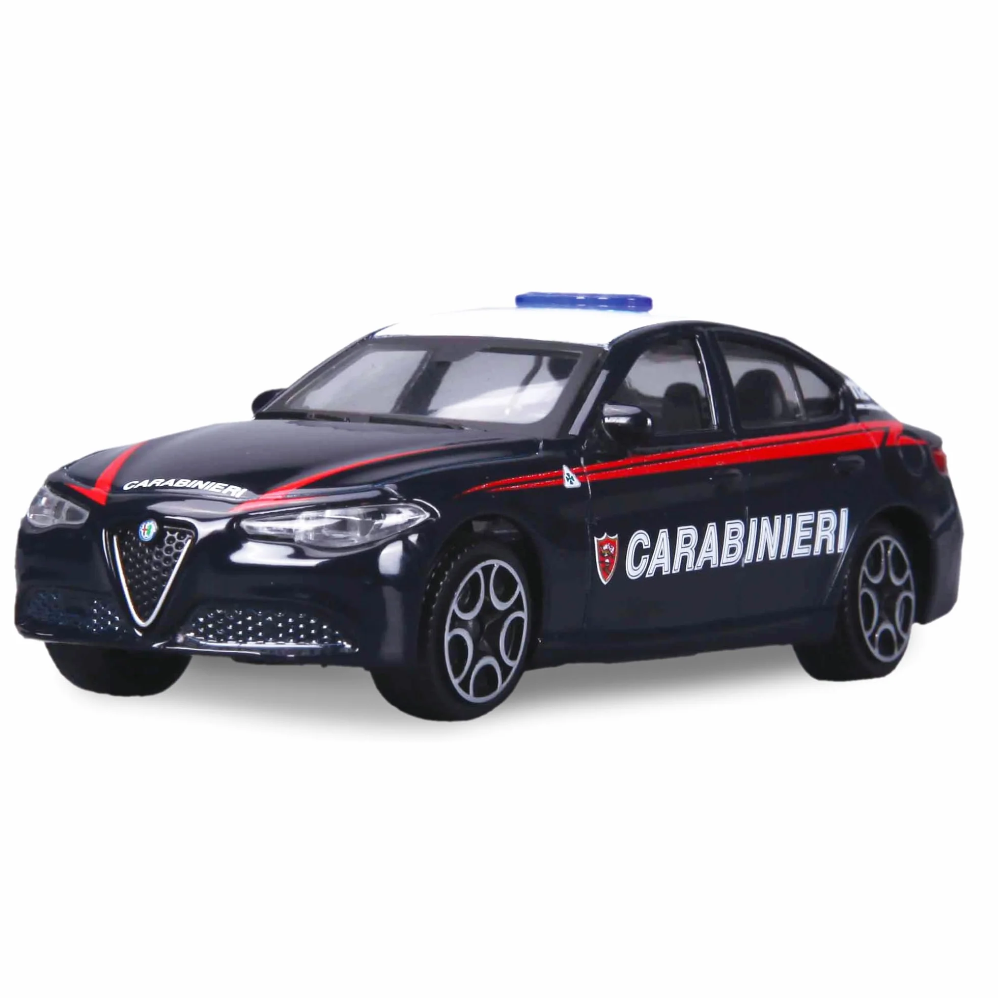 BBURAGO - Auto Carabinieri - Modellino Realistico Auto in Scala 1:43 (Scelta Casuale tra i Modelli Disponibili), Licenza Ufficiale Arma dei Carabinieri, Età consigliata 3+ Anni