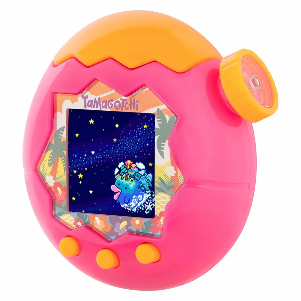 Bandai Tamagotchi Paradise Orange Tropics Animale Virtuale Interattivo Modello Giungla Rosa Giallo Giocattolo Bambini 6+