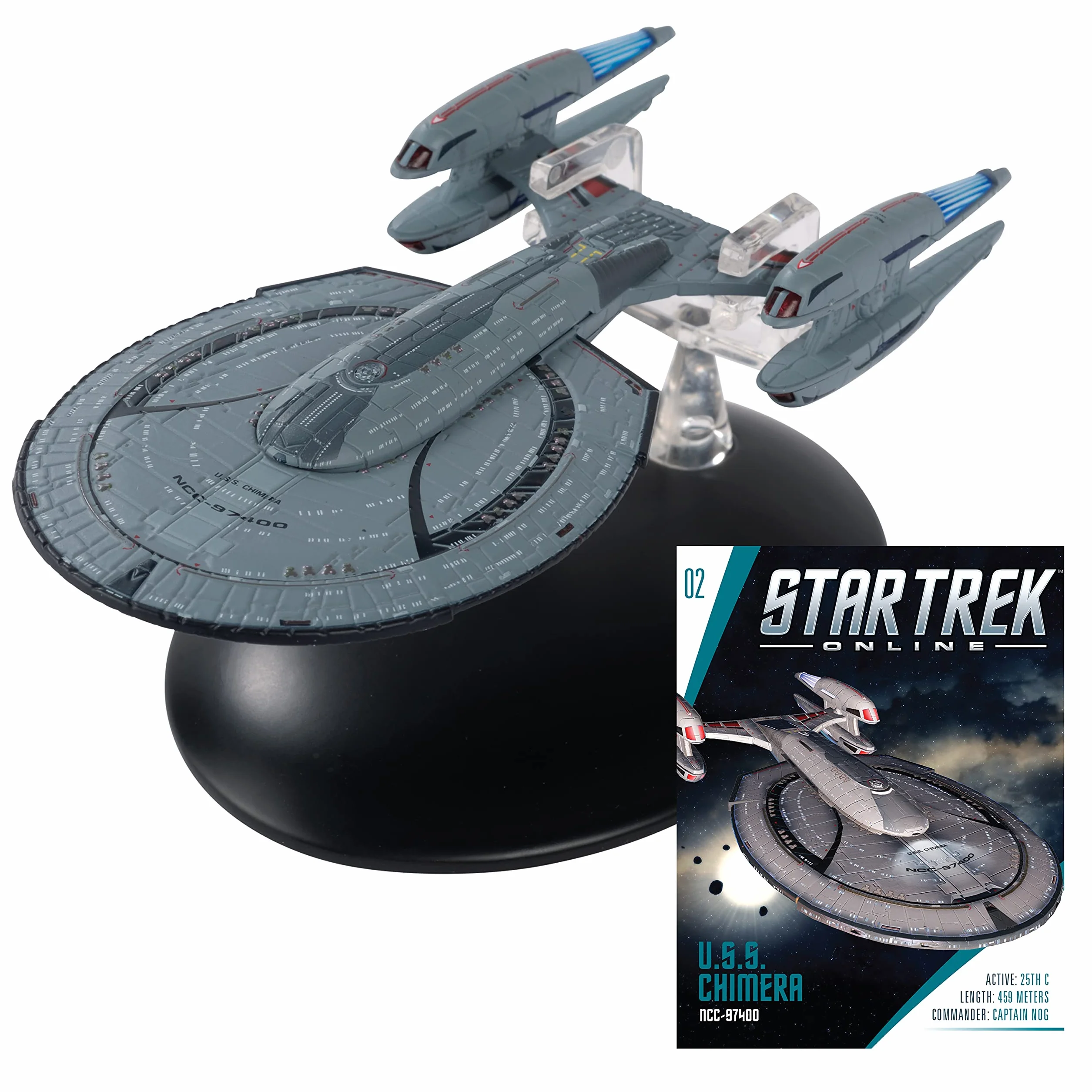 Star Trek Cacciatorpediniere Pesante Classe Chimera Federazione Eaglemoss
