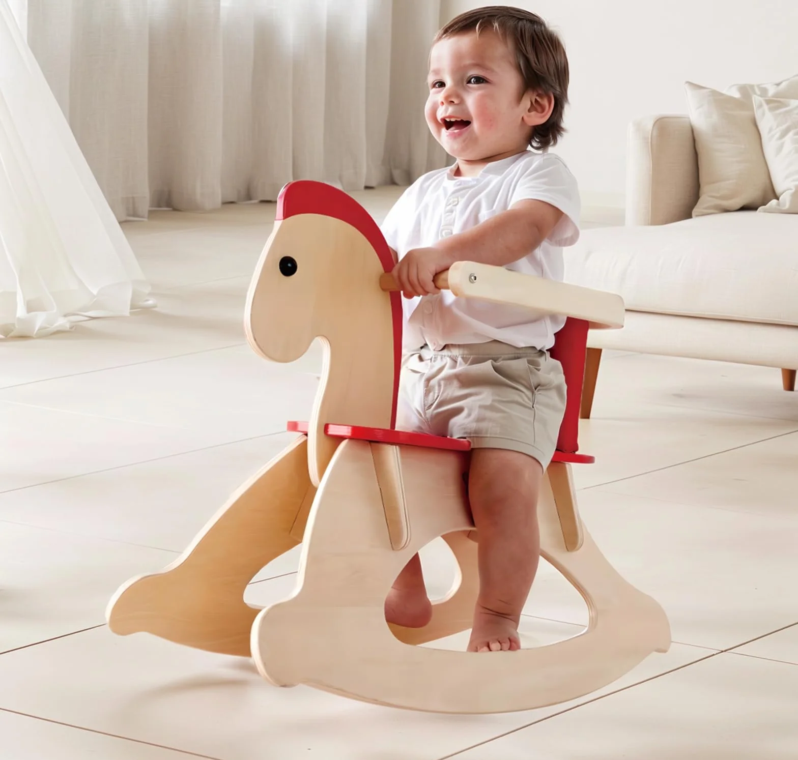 Hape E0100 - Cavallino a Dondolo