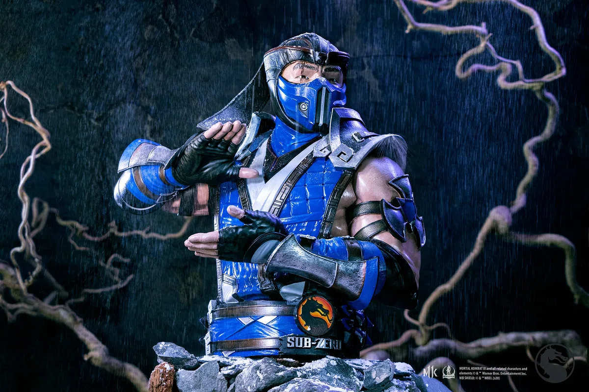 Mortal Kombat Sub-Zero Büste Unisex Statuetta multicolore poliresina