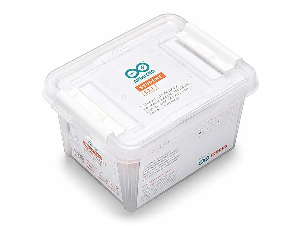 Arduino Student Kit [AKX00025] - Kit didattico completo per l'apprendimento dell'elettronica e della programmazione, ideale per studenti e principianti