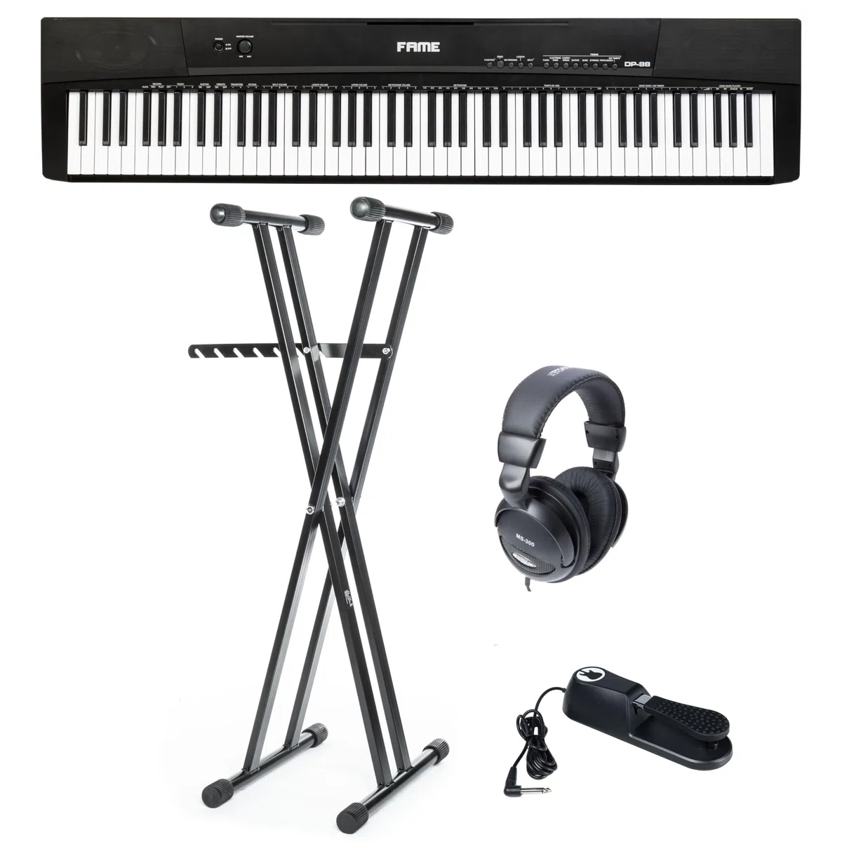 Fame DP-88 Complete-Set - Pianoforte da palco-Set